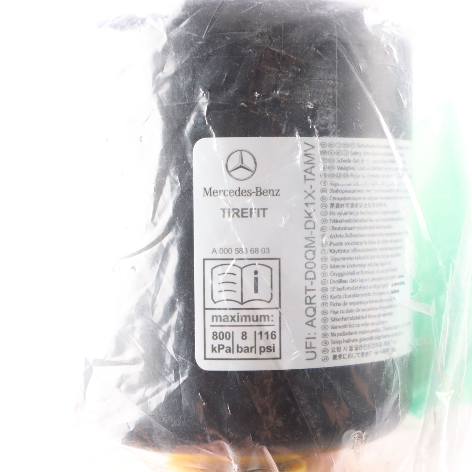 Mercedes W205 Kit d'urgence pour pneus A0005836803