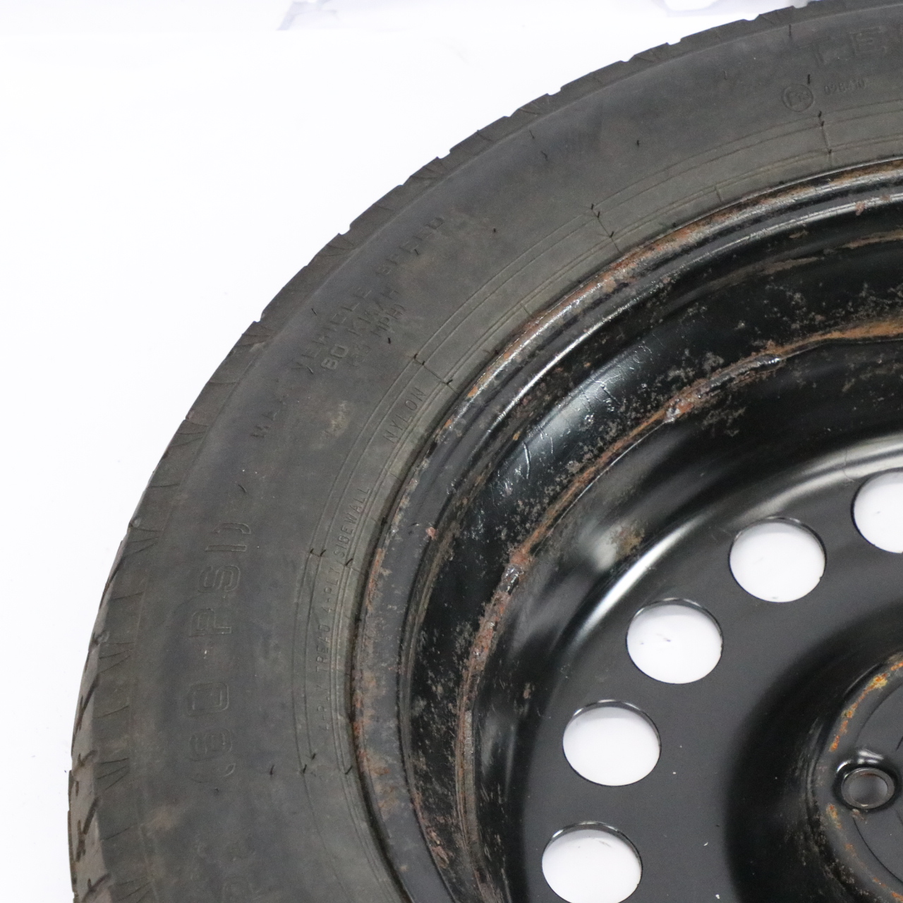 Mercedes W164 W166 Roue de secours Acier 18" 4J Pneu R18 155/90 A1644000002