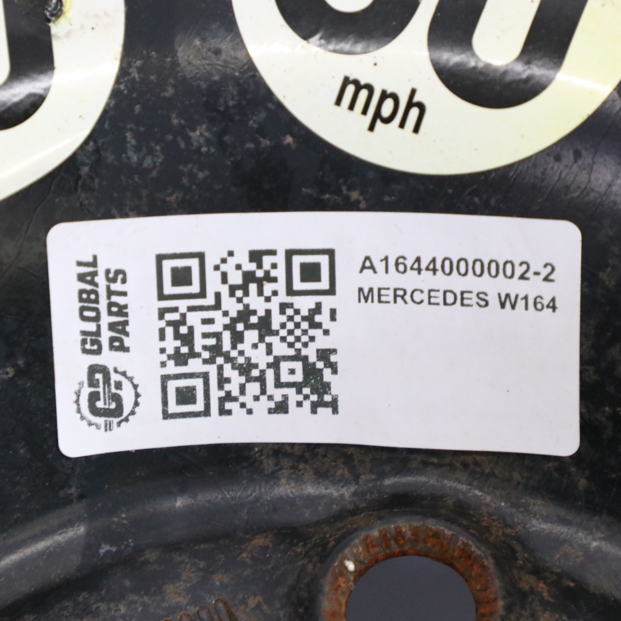 Mercedes W164 W166 Roue de secours Acier 18" 4J Pneu R18 155/90 A1644000002