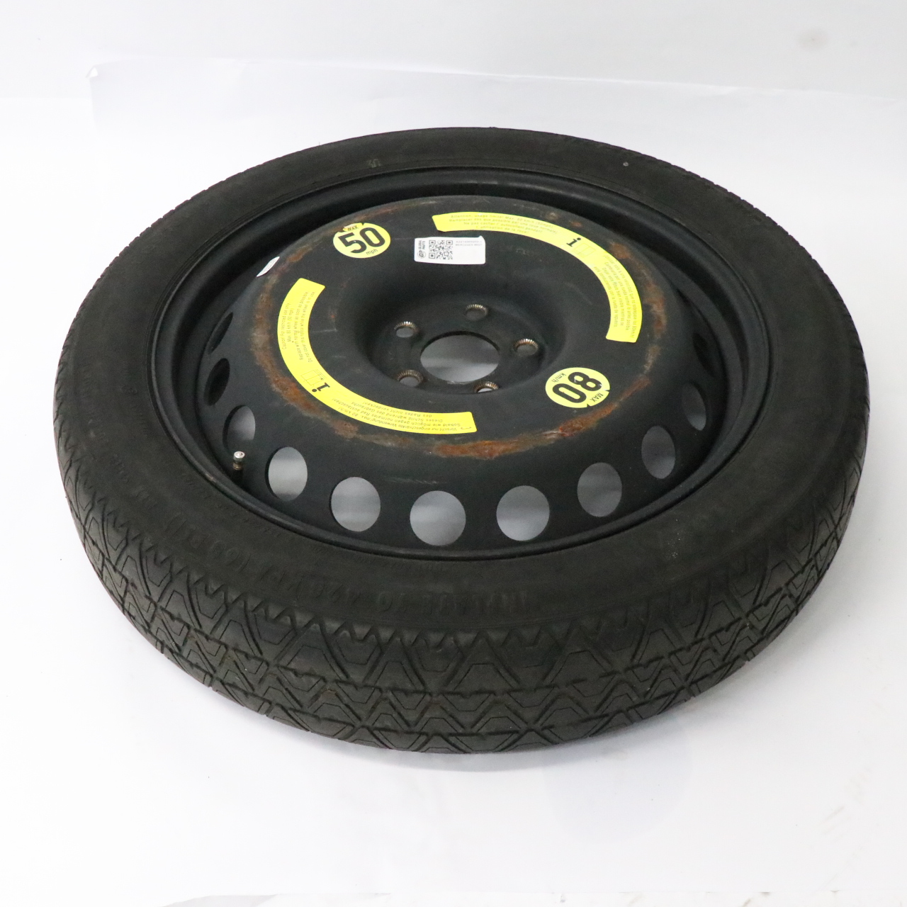 Mercedes W221 Compact Roue de secours Acier R19 Pneu 155/70 A2214000202