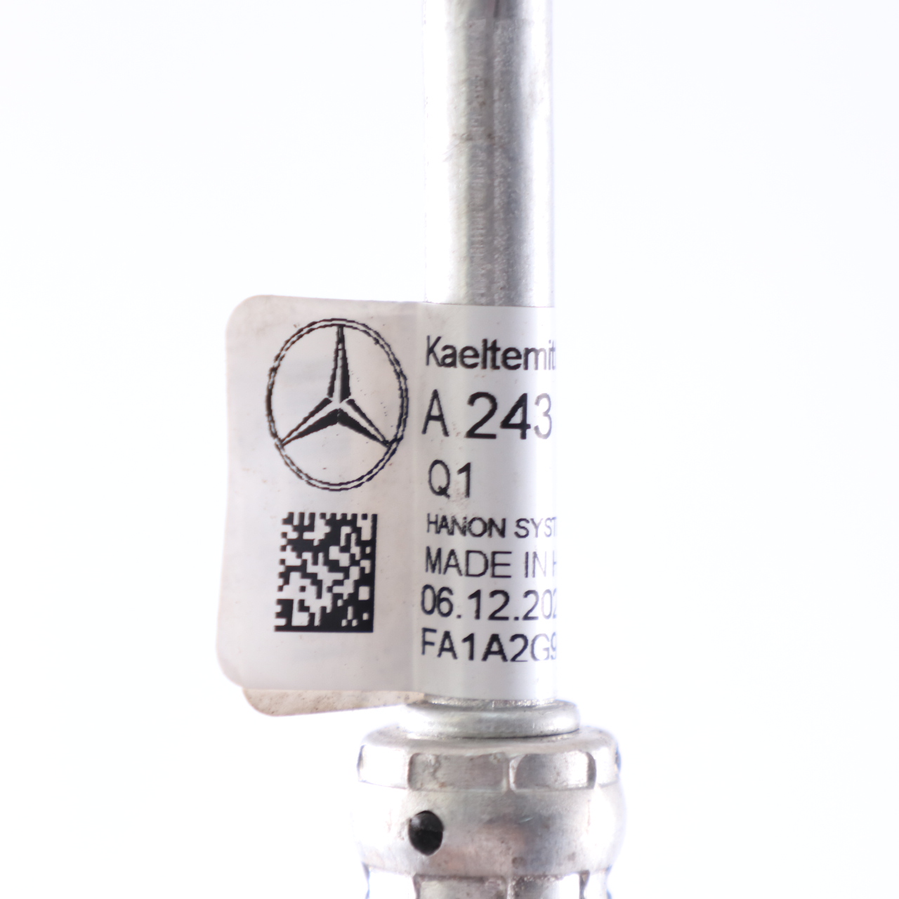 Mercedes EQA350 H243 Réfrigérant A/C Evaporateur Condenseur Ligne A2438306100