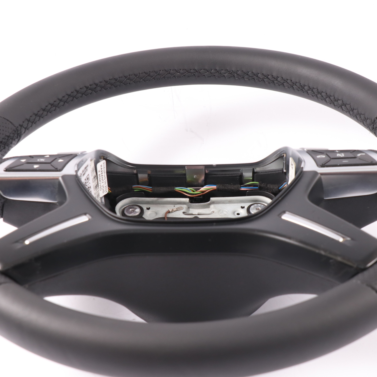 Mercedes W204 NEW Black Leather Steering Wheel Multifunction A2464601503