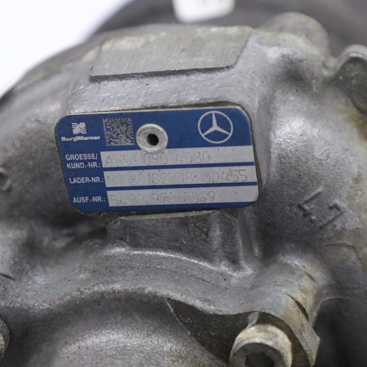 Mercedes W204 W212 Chargeur turbo OM651 Diesel A6510904080