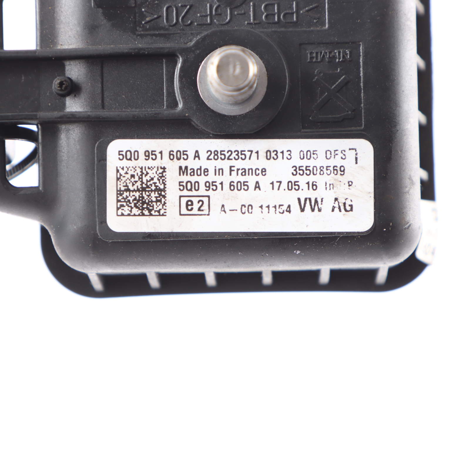 Volkswagen VW Polo 6R Système d'alarme Sirène Signal antivol Klaxon 5Q0951605A