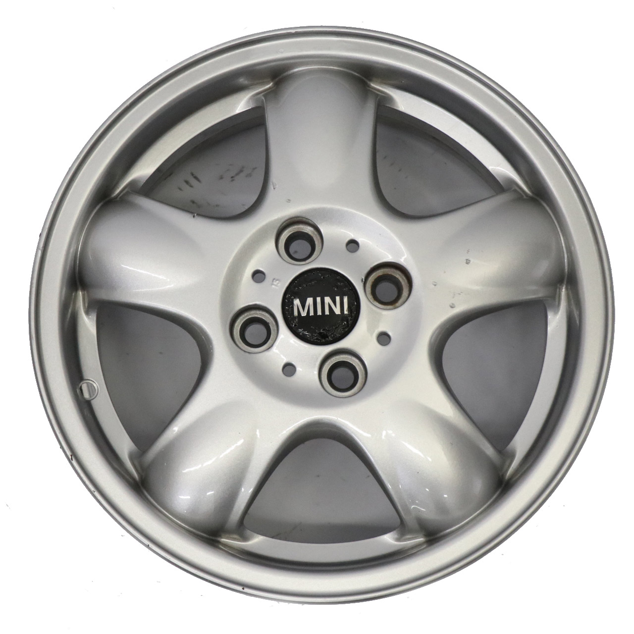 Mini Cooper One R50 R55 R56 Jantes Alu Alliage Argent 15" 5 etoile Spooler 100