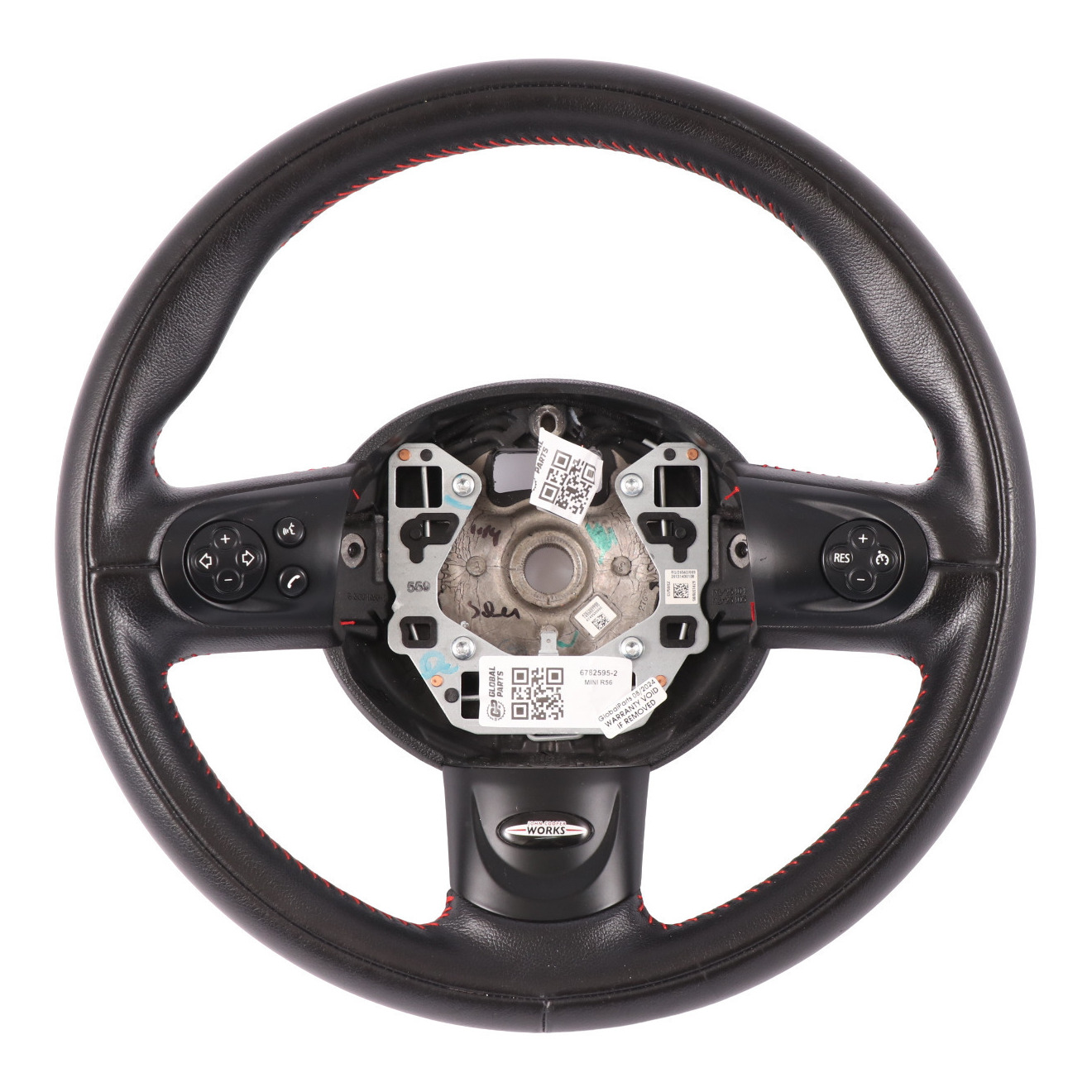 Mini Cooper R55 R56 R57 Leather Sports Multifunction Steering Wheel 6782595