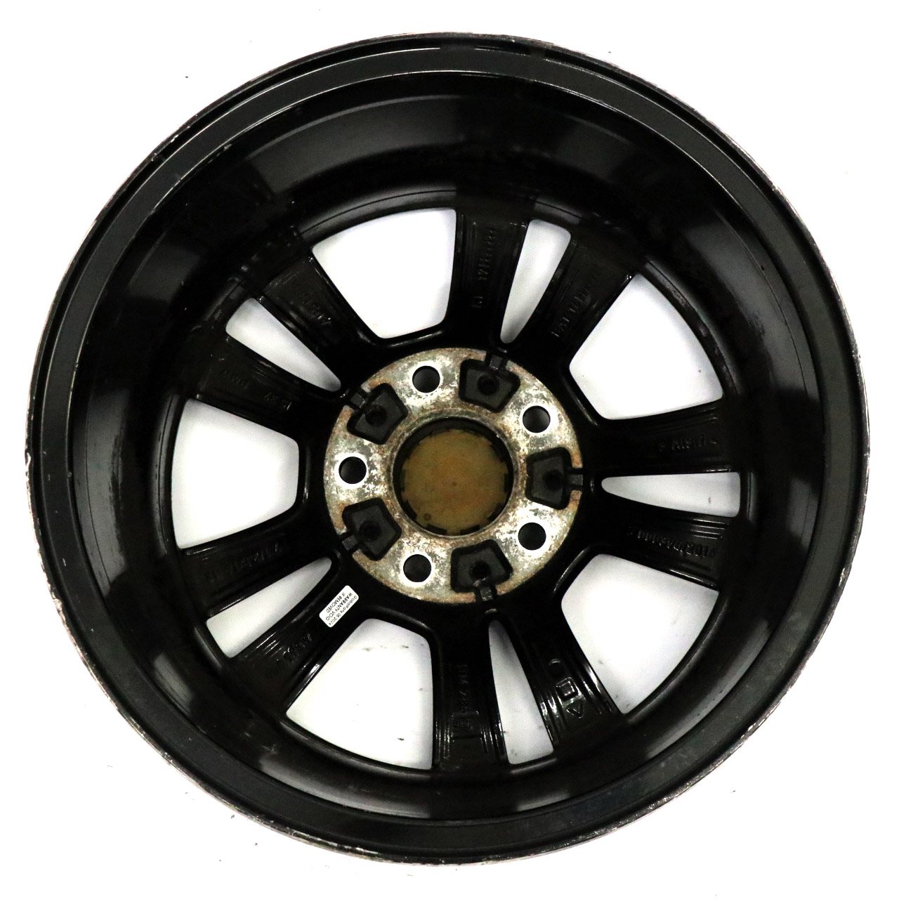 BMW F30 F31 LCI Jante alliage noire 16" V Spoke 656 7,5J ET:37 6866304