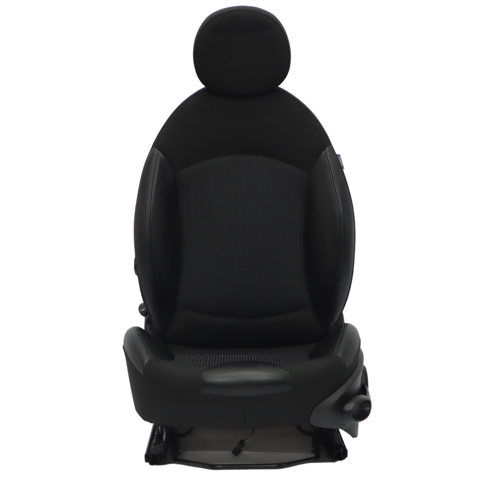 Mini R55 R56 LCI Front Left N/S Seat Sport Black Cloth Leather 