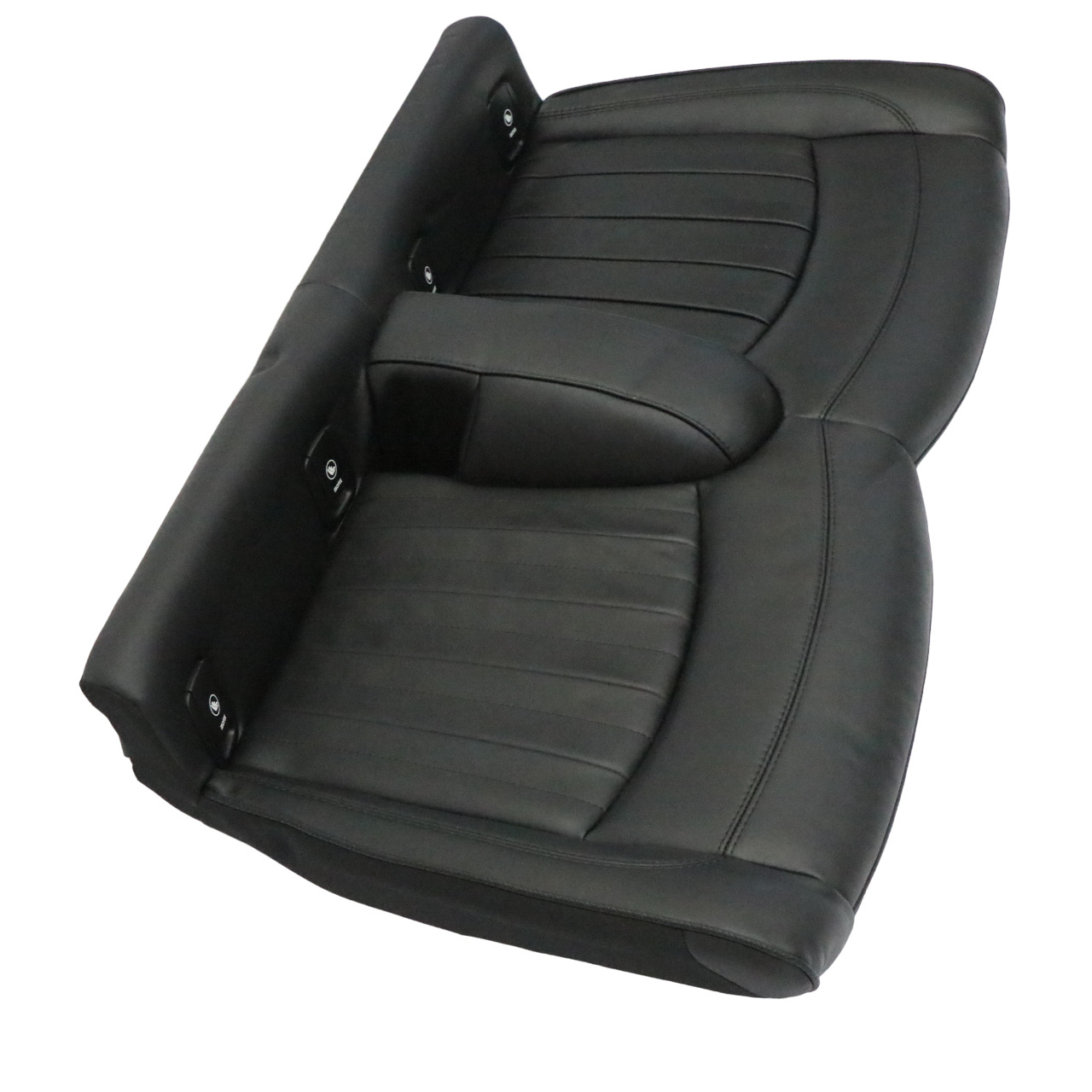 Mini F56 Banquette arrière en cuir Lounge Noir de carbone