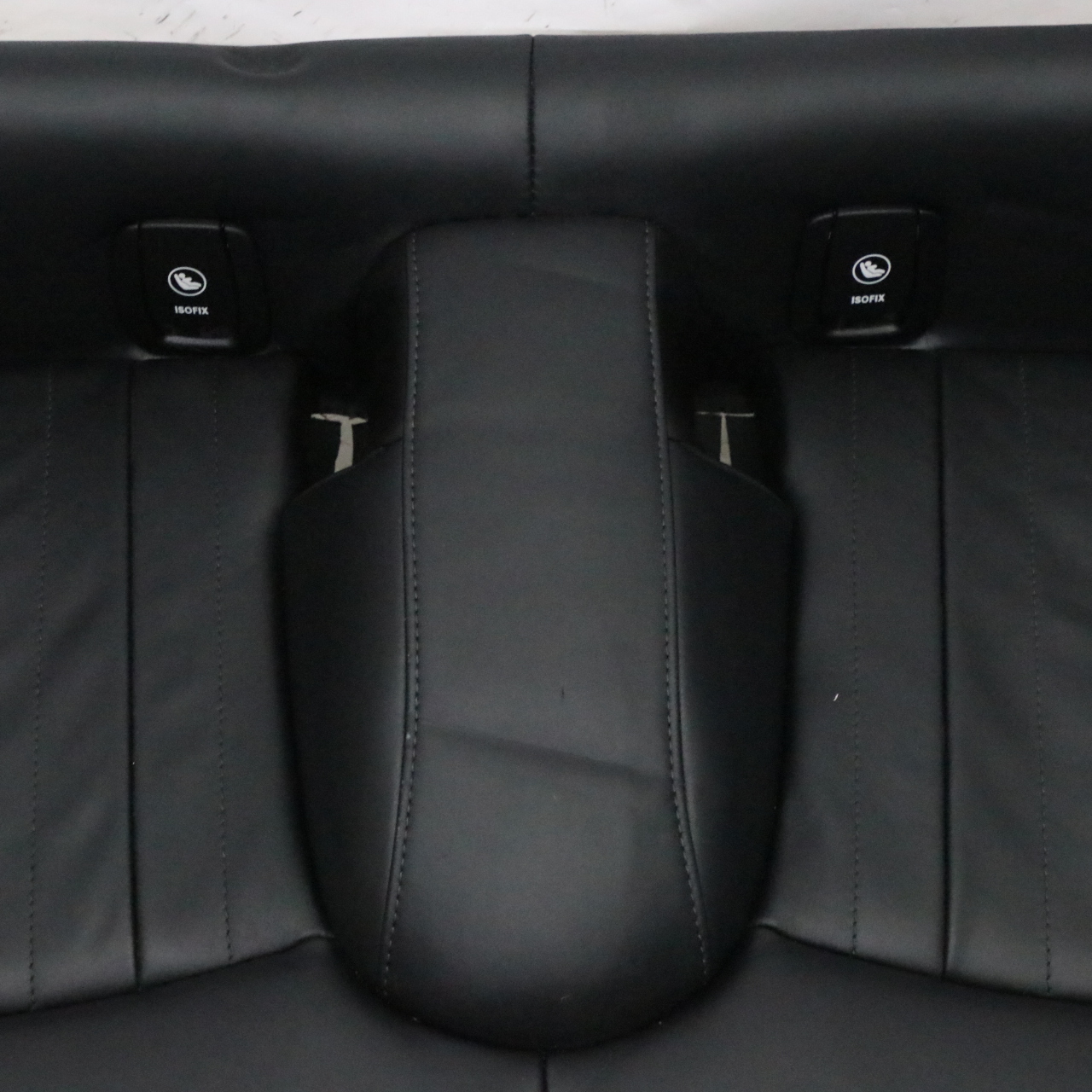 Mini F56 Banquette arrière en cuir Lounge Noir de carbone