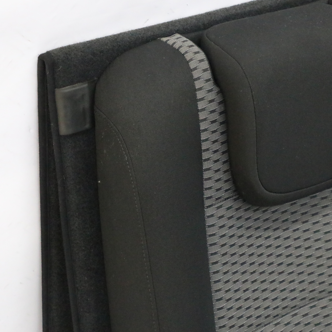 VW Volkswagen Sharan 7N Siège arrière gauche Tissu intérieur Noir Gris