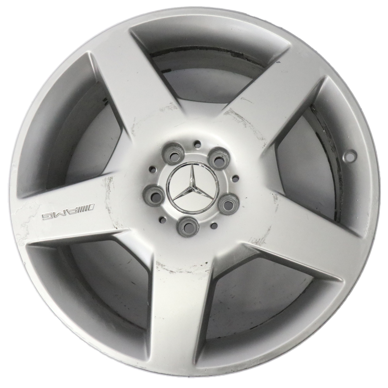 Mercedes W164 X164 jante alliage argent 8,5J 19" ET:58 5 branches A1644011802