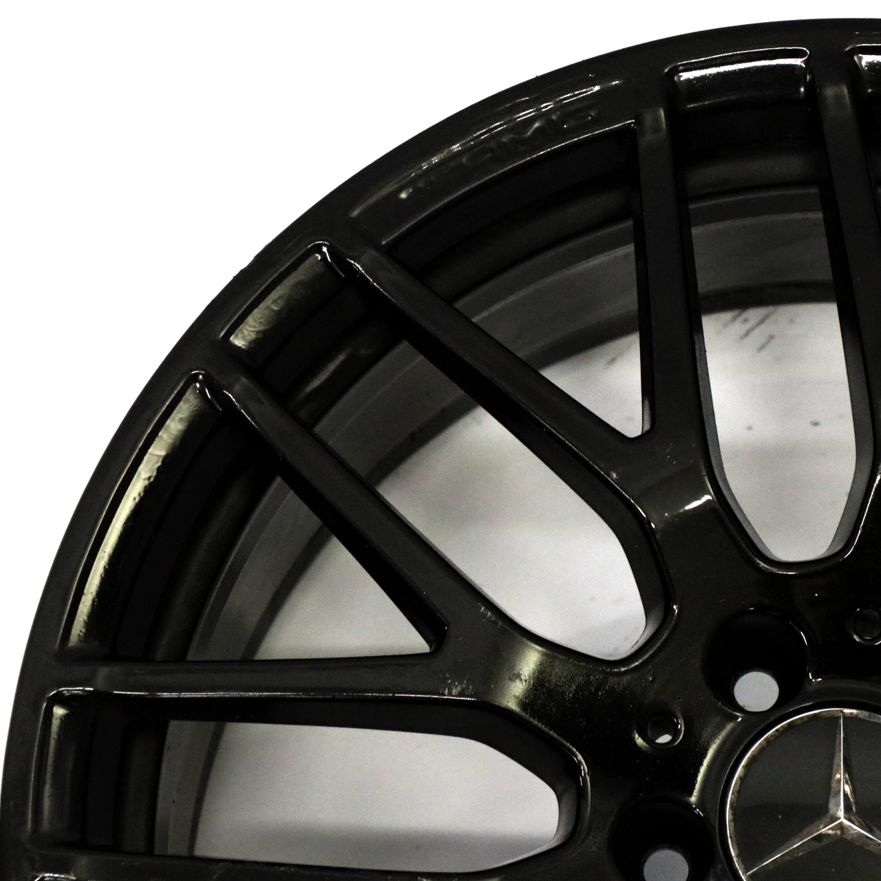 Mercedes C117 W176 Jante alliage noire 19" 9 Double Spoke ET:48 8J A1764010900