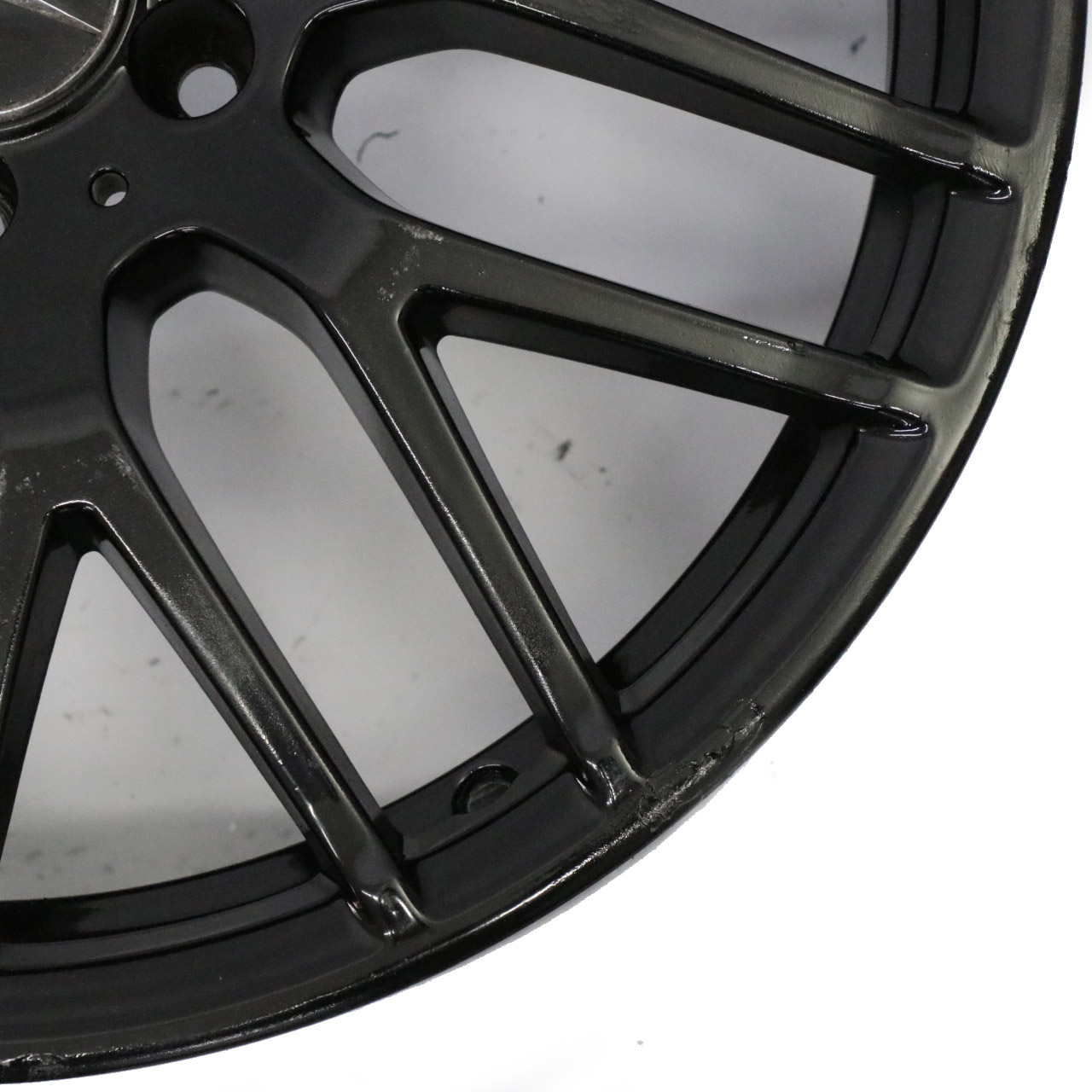 Mercedes C117 W176 Jante alliage noire 19" 9 Double Spoke ET:48 8J A1764010900