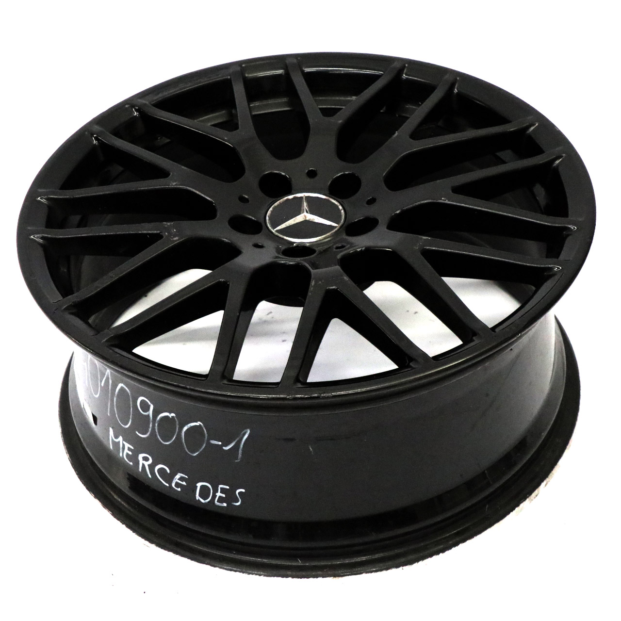 Mercedes C117 W176 Jante alliage noire 19" 9 Double Spoke ET:48 8J A1764010900