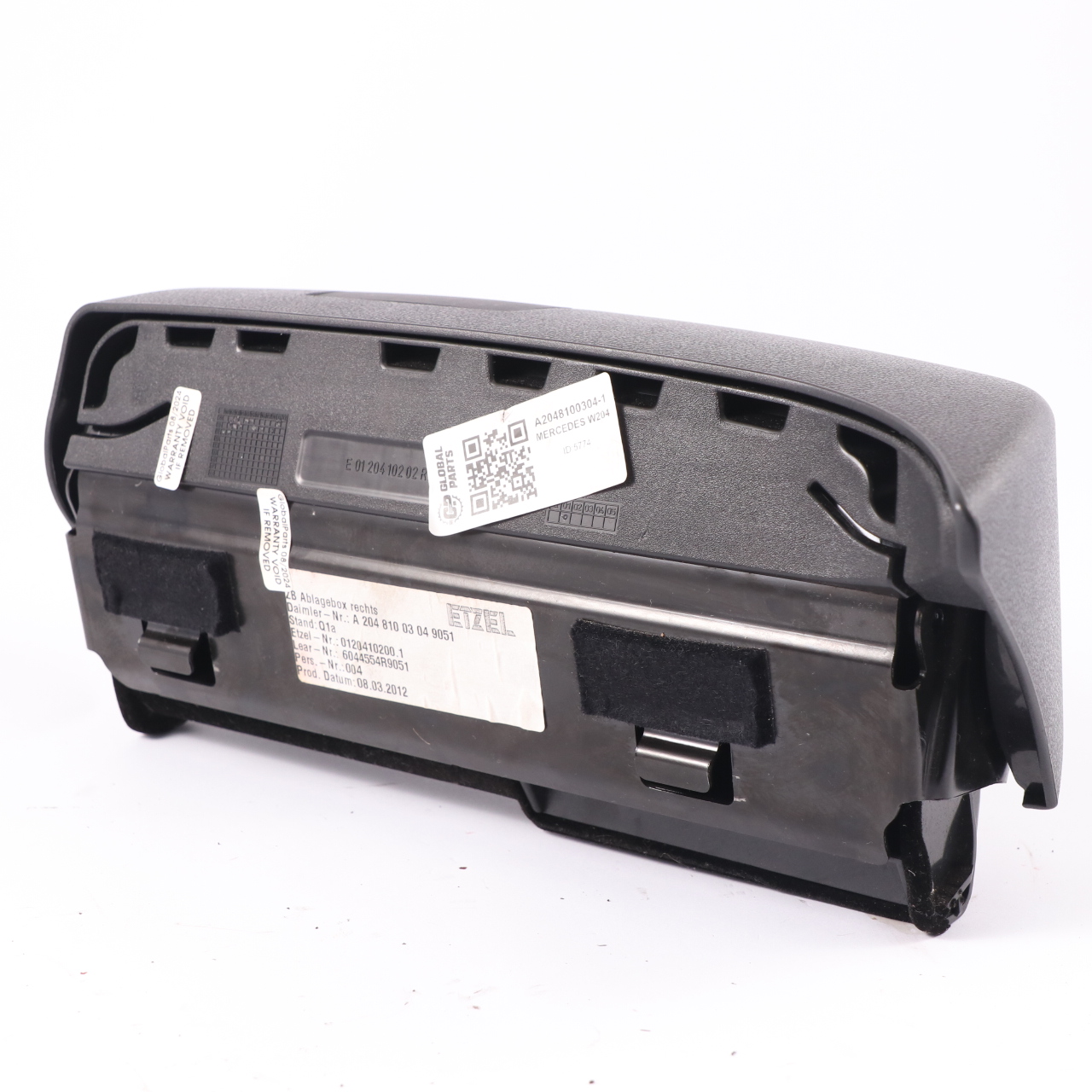 Mercedes W204 Seat Storage Box Under Tray Right O/S Compartment A2048100304