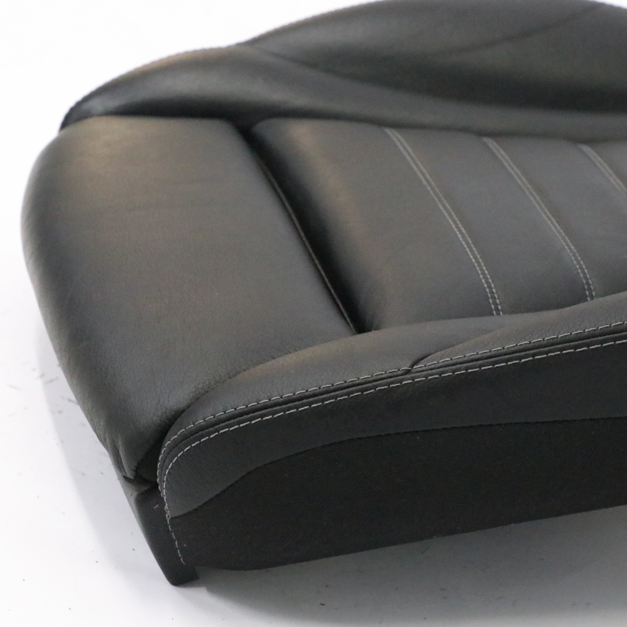 Mercedes W205 Front Seat Cover Heated Memory Ergonomics Pack Cover Black Leather