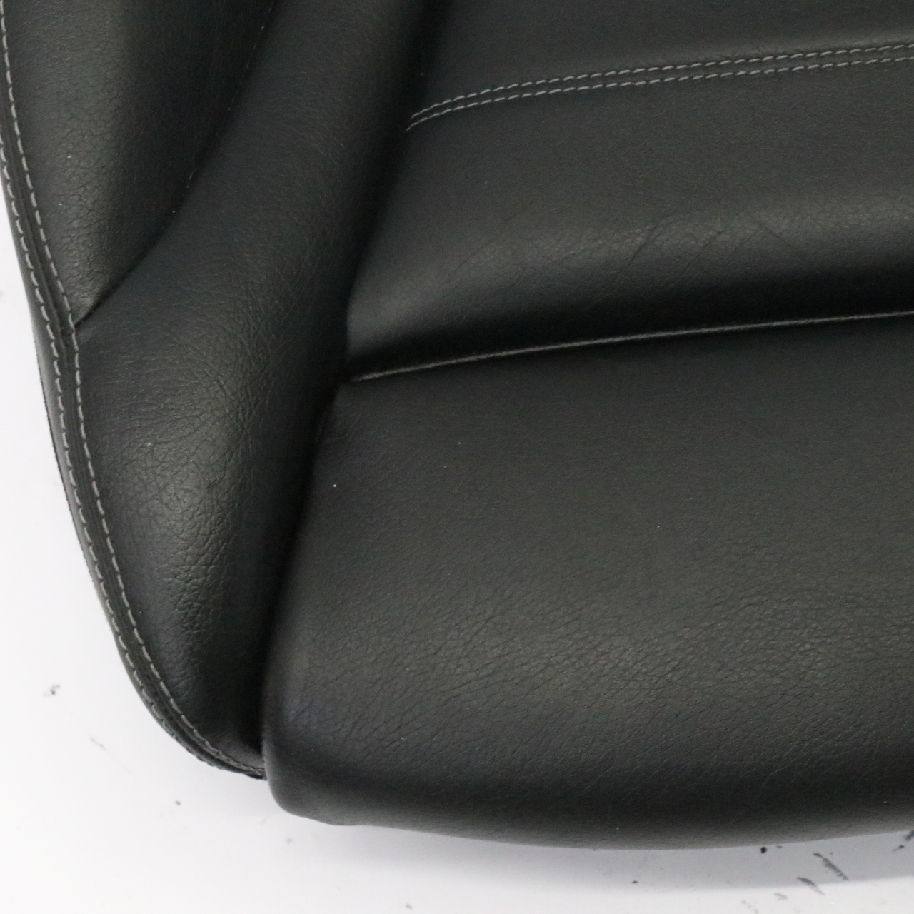 Mercedes W205 Front Seat Cover Heated Memory Ergonomics Pack Cover Black Leather