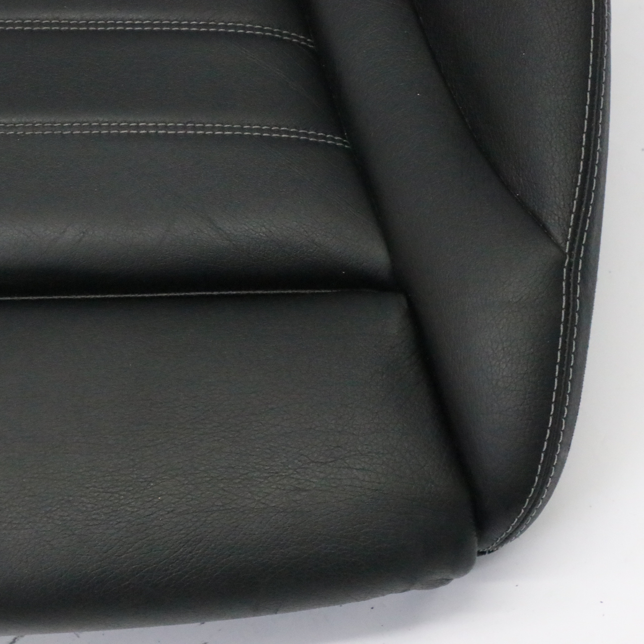 Mercedes W205 Front Seat Cover Heated Memory Ergonomics Pack Cover Black Leather