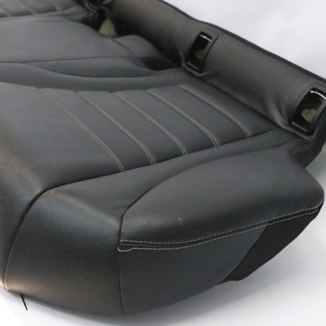 Mercedes W205 Rear Seat Bench Couch Covering Trim Black Imitation Leather