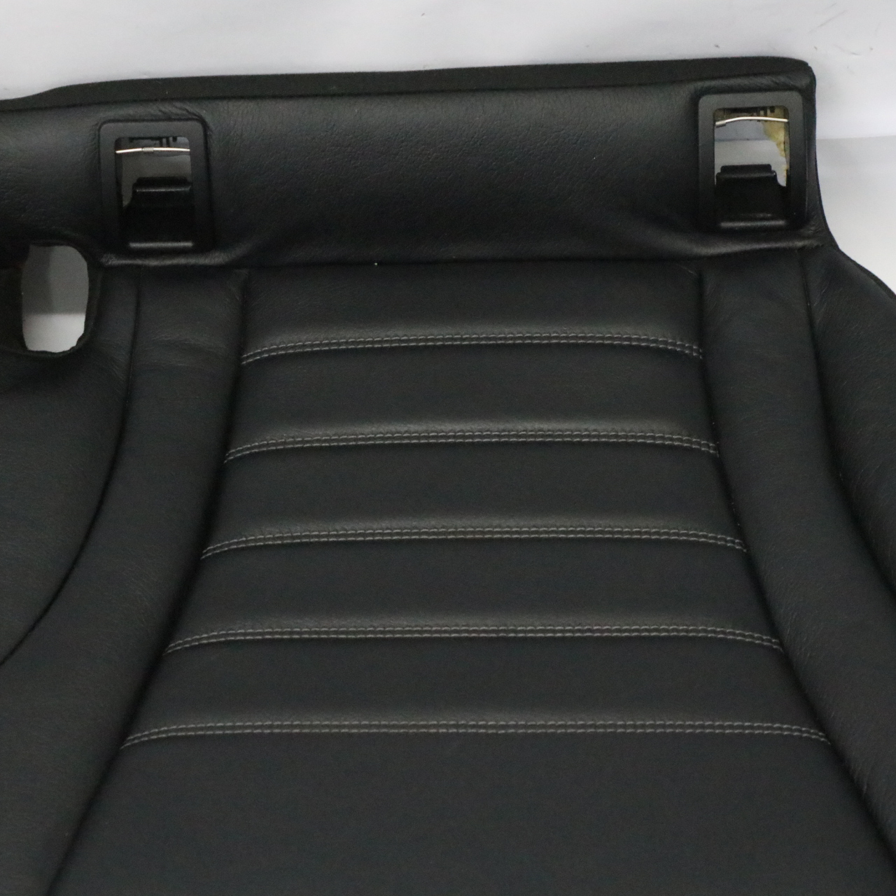 Mercedes W205 Rear Seat Bench Couch Covering Trim Black Imitation Leather