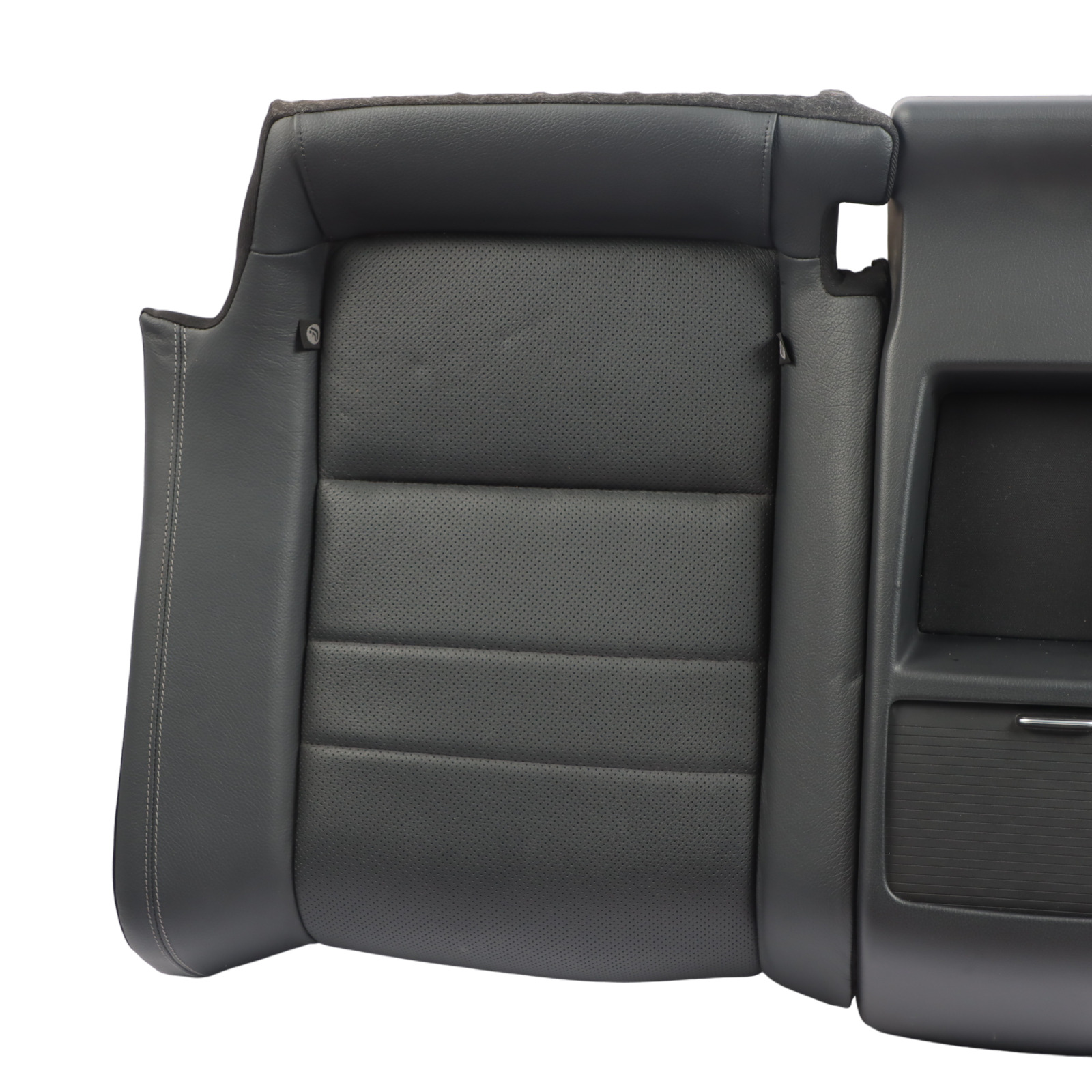 Rear Seat Bench Mercedes C207 W207 Coupe Couch Seat Covering Leather Black