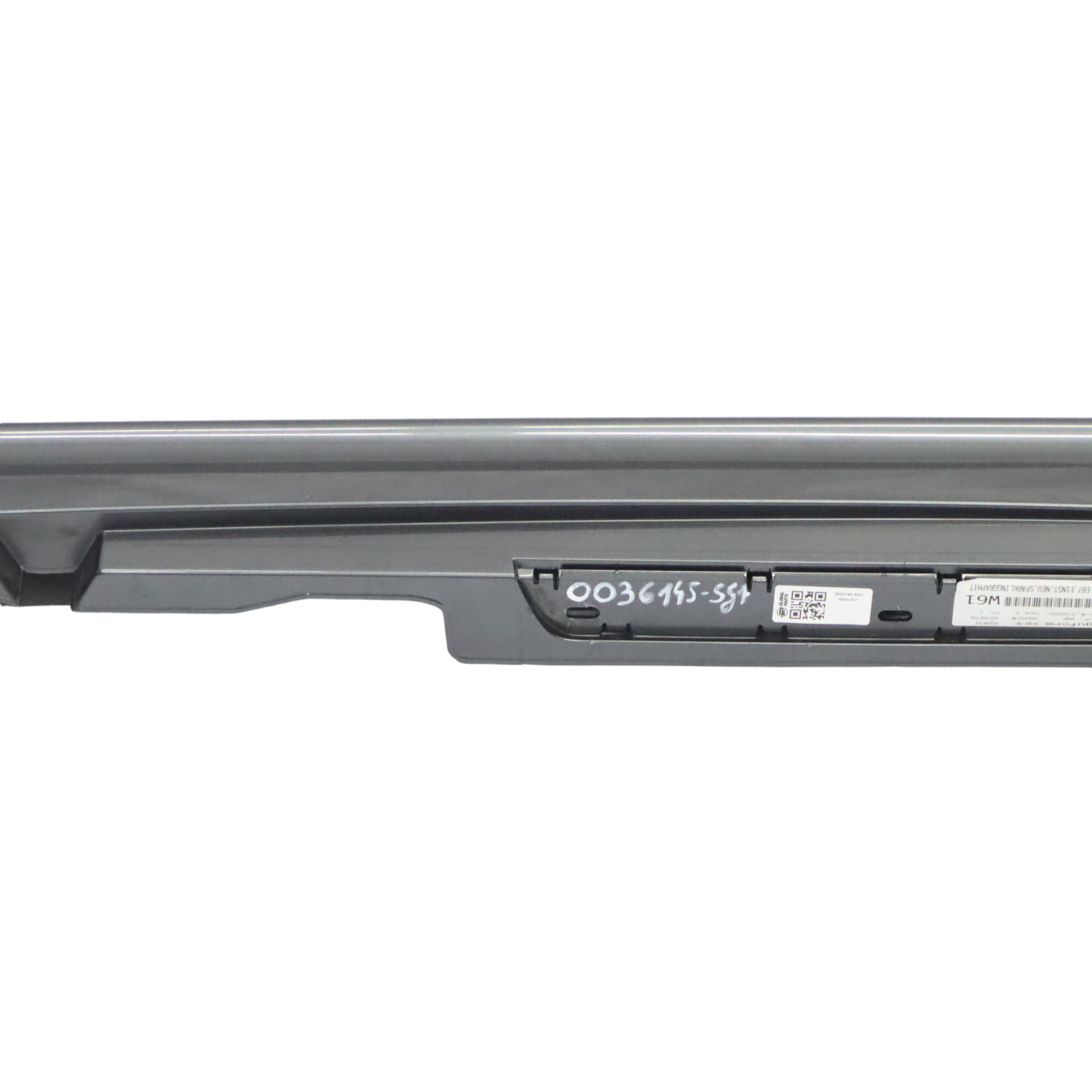 BMW E87 LCI Bas de Porte Couverture Seuil A Gauche Brillant Graphite