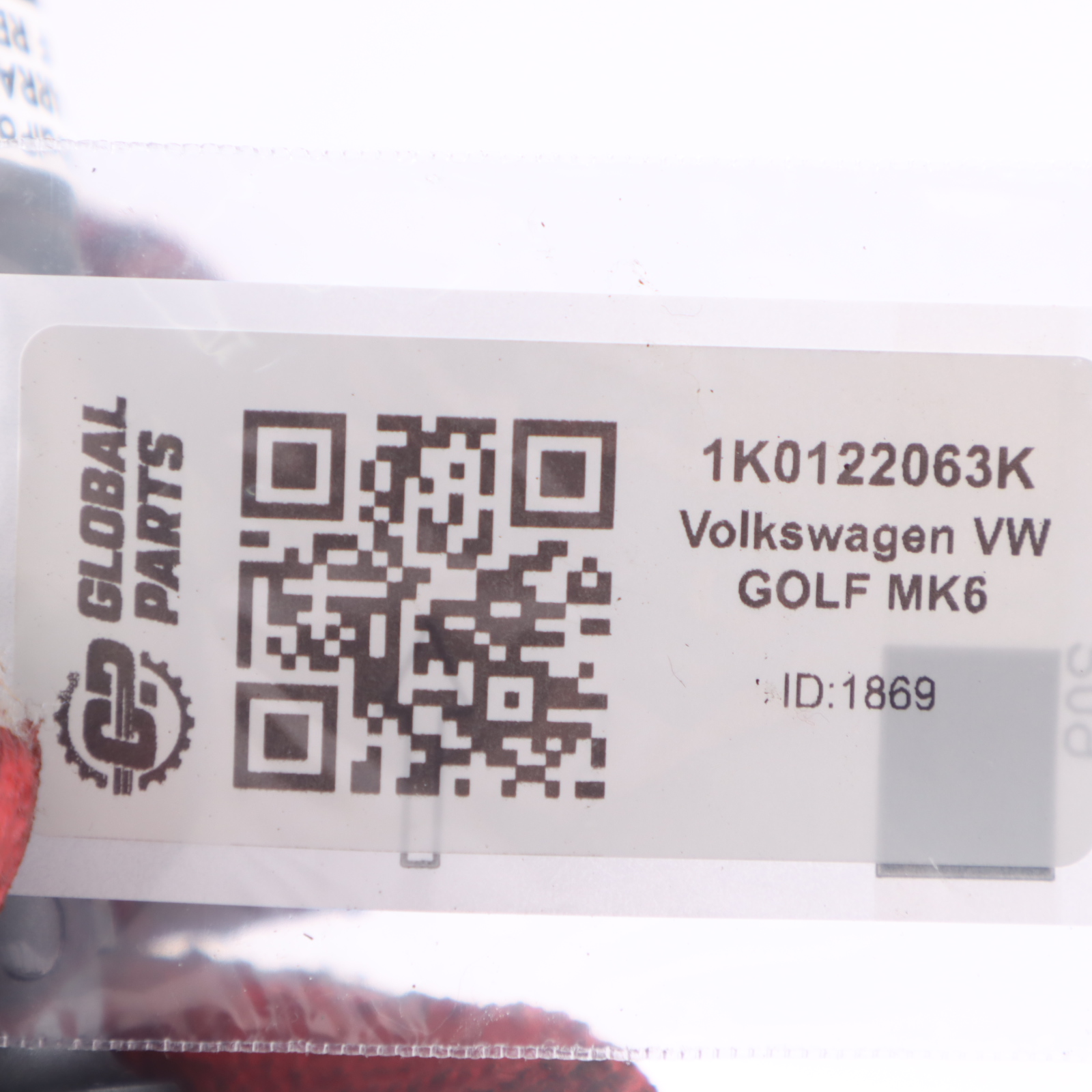 Seat Leon Volkswagen Golf 6 Audi A1 8X Tuyau de refroidissement d'eau 1K0122063K