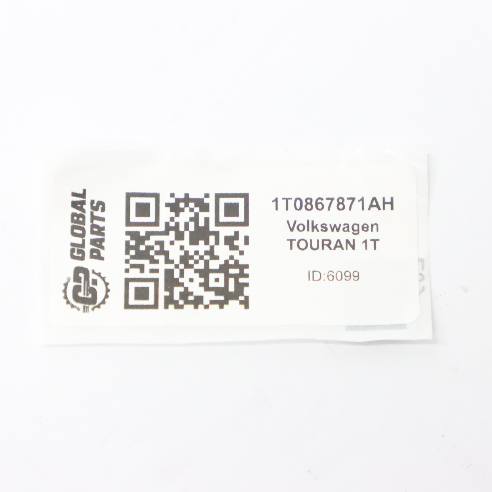 Volkswagen VW Touran 1T Couvre-tablette Panneau Enrouleur Noir 1T0867871AH