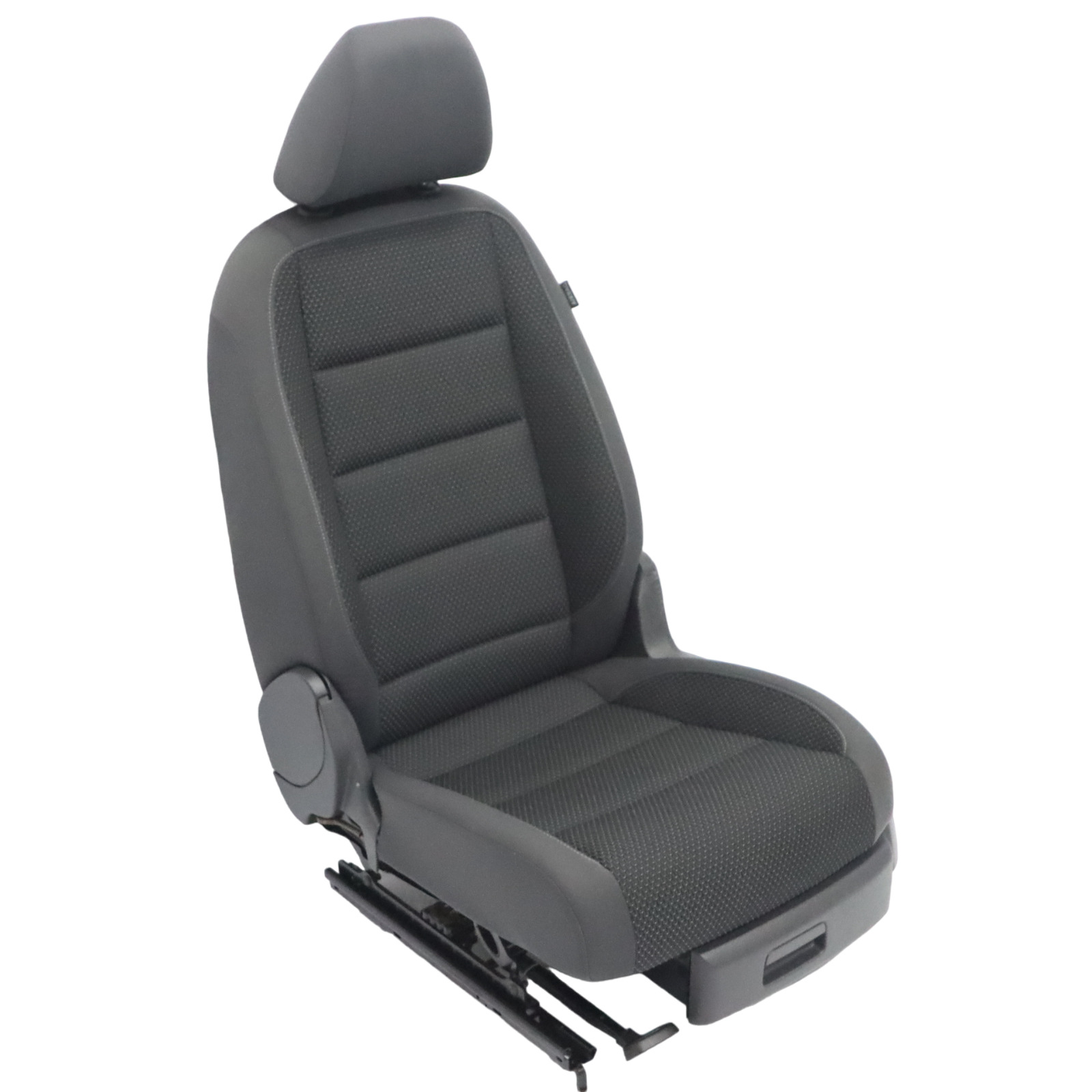 Volkswagen Touran 1T Siège Avant Gauche Tissu Intérieur Gris Anthracite Bleu