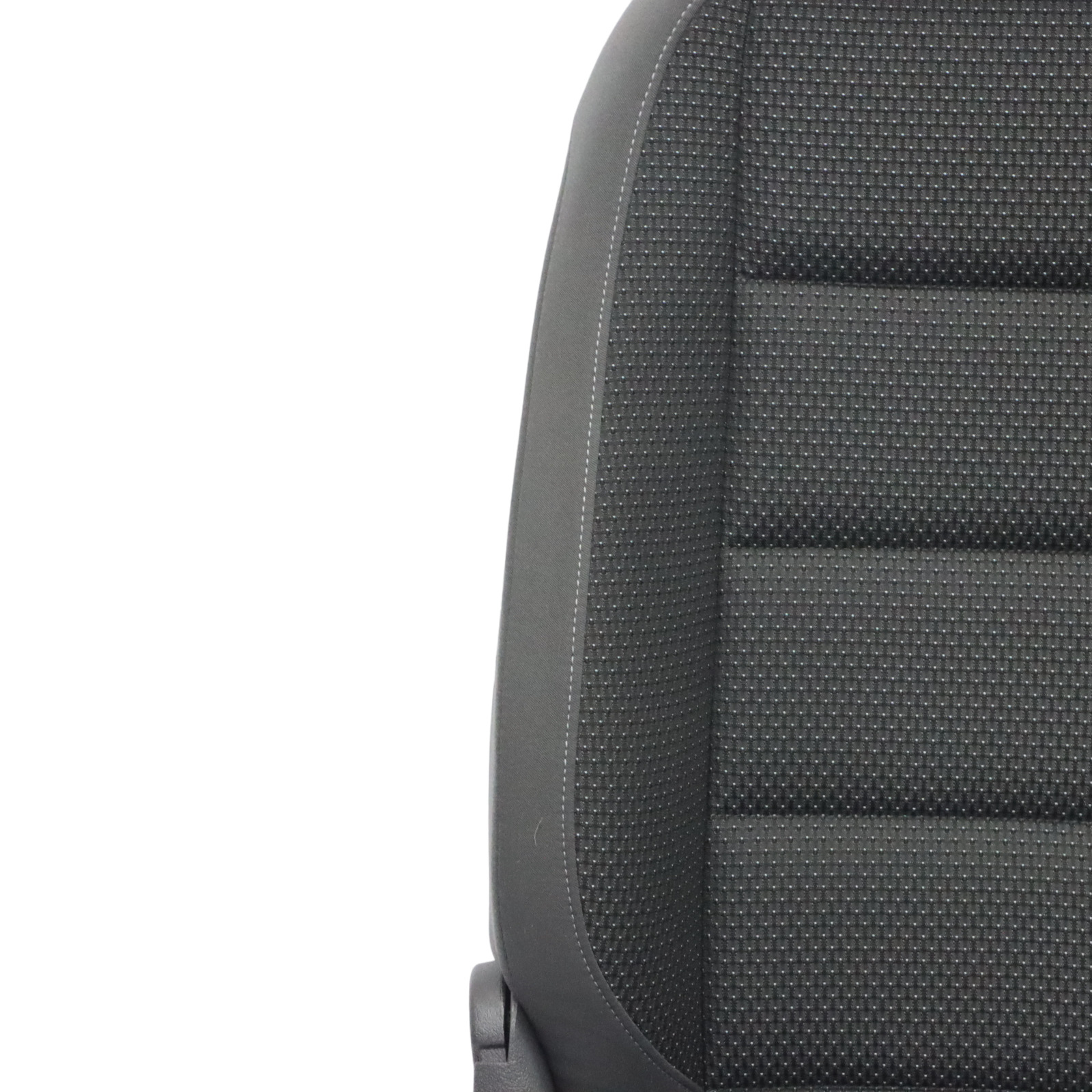 Volkswagen Touran 1T Siège Avant Gauche Tissu Intérieur Gris Anthracite Bleu