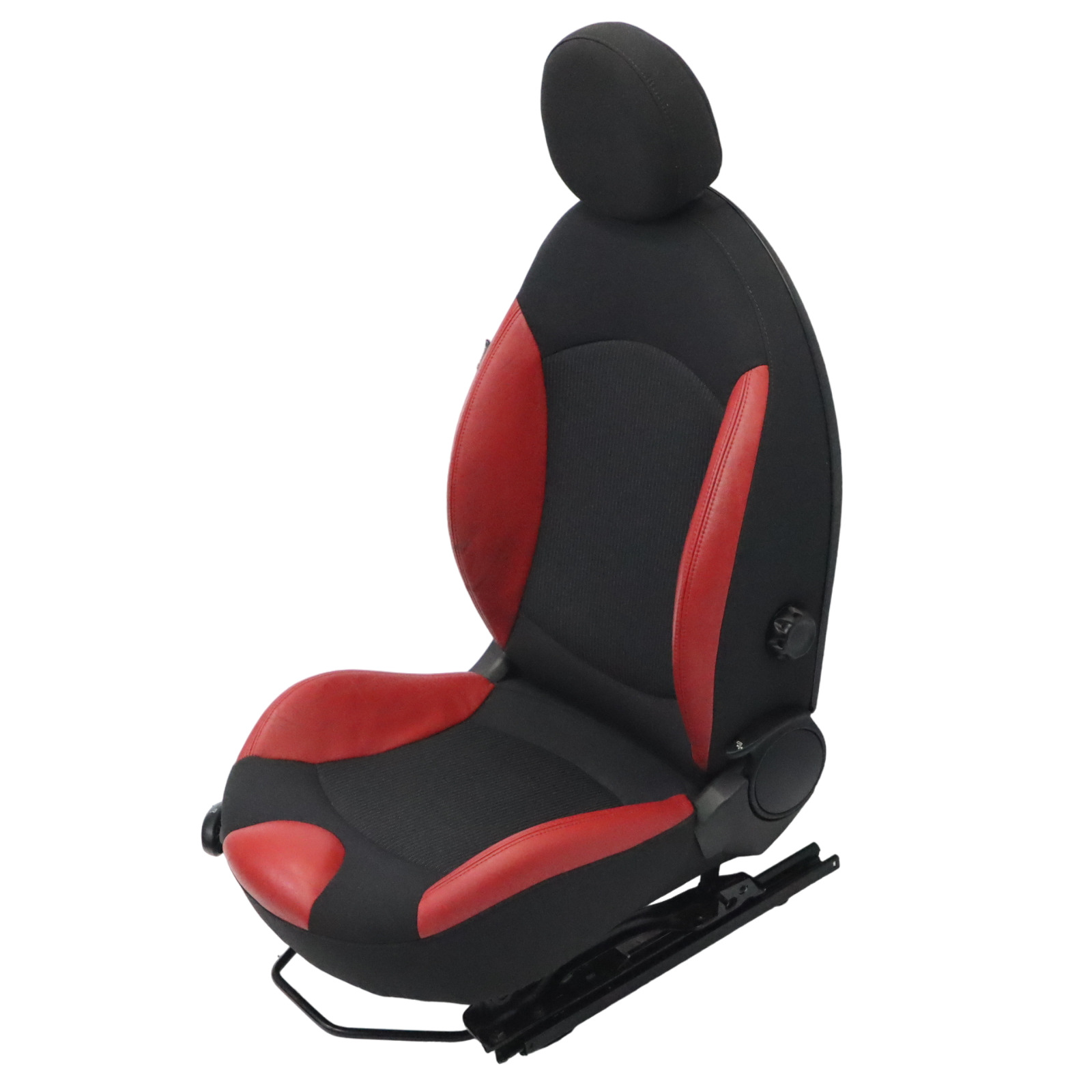 Siège Sport Avant Mini R55 R56 Avant Droit Intérieur Tissu Cuir Rouge