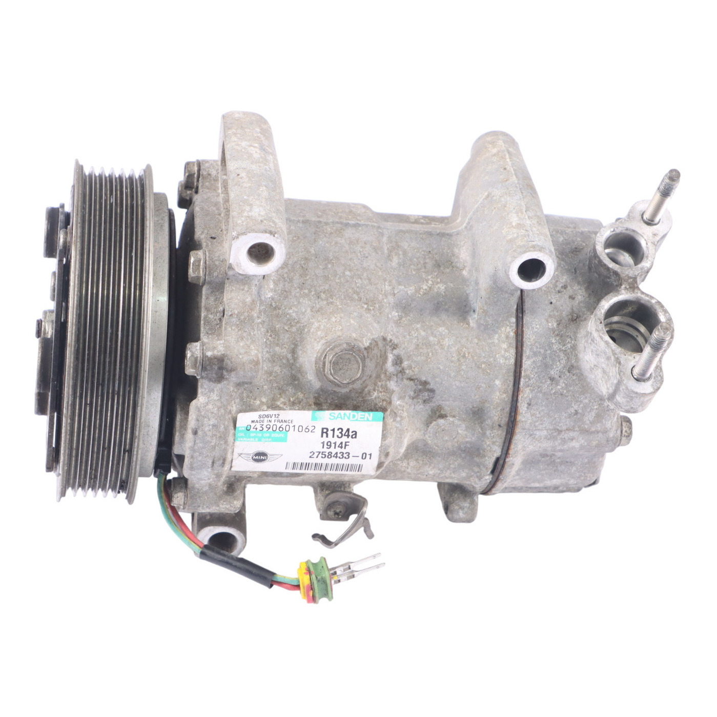 Compresseur Climatisation Mini Cooper R55 R56 R57 R60 A/C Pump 2758433