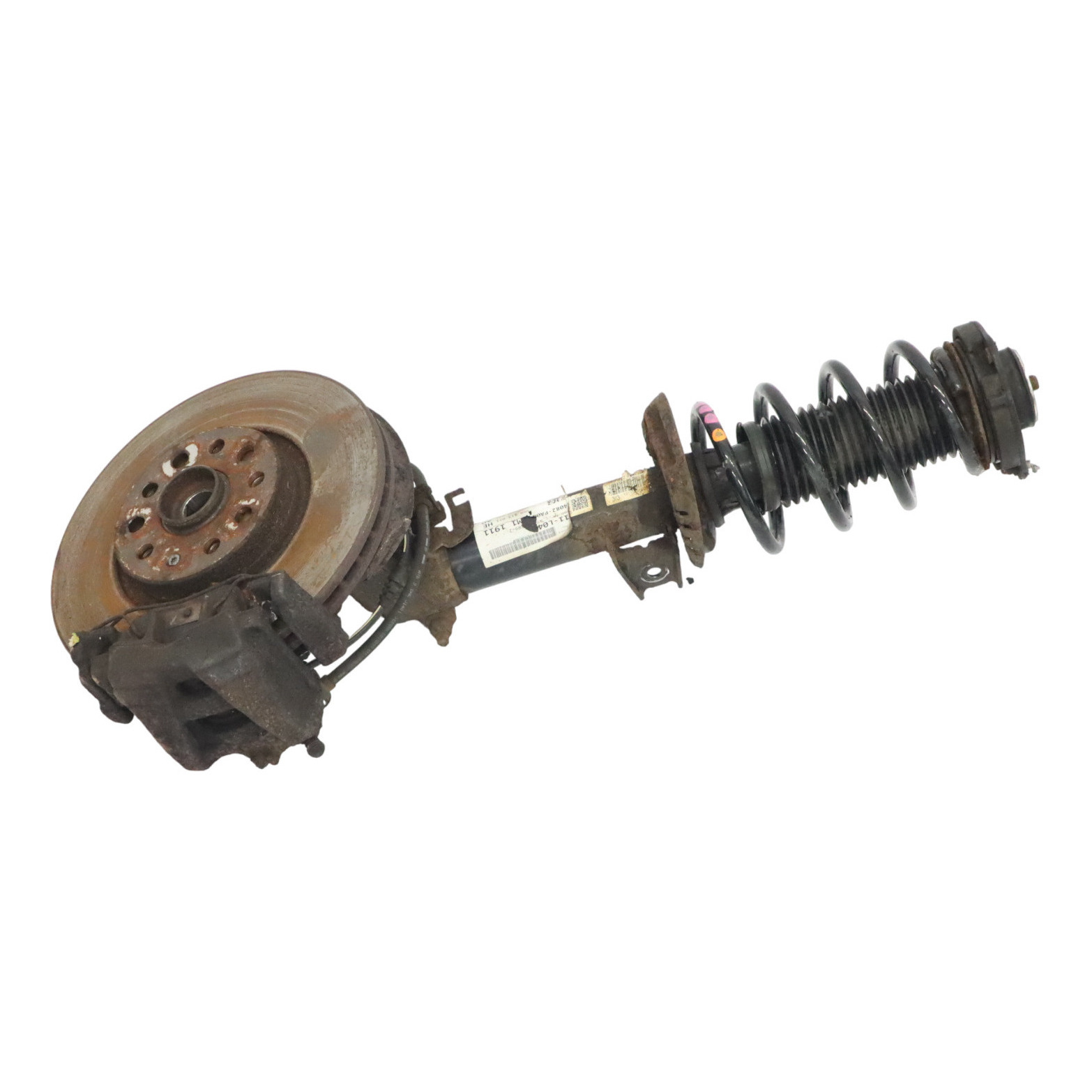 Volkswagen Tiguan 5N Suspension Jambe Avant Gauche Disque de Frein Moyeu de Roue