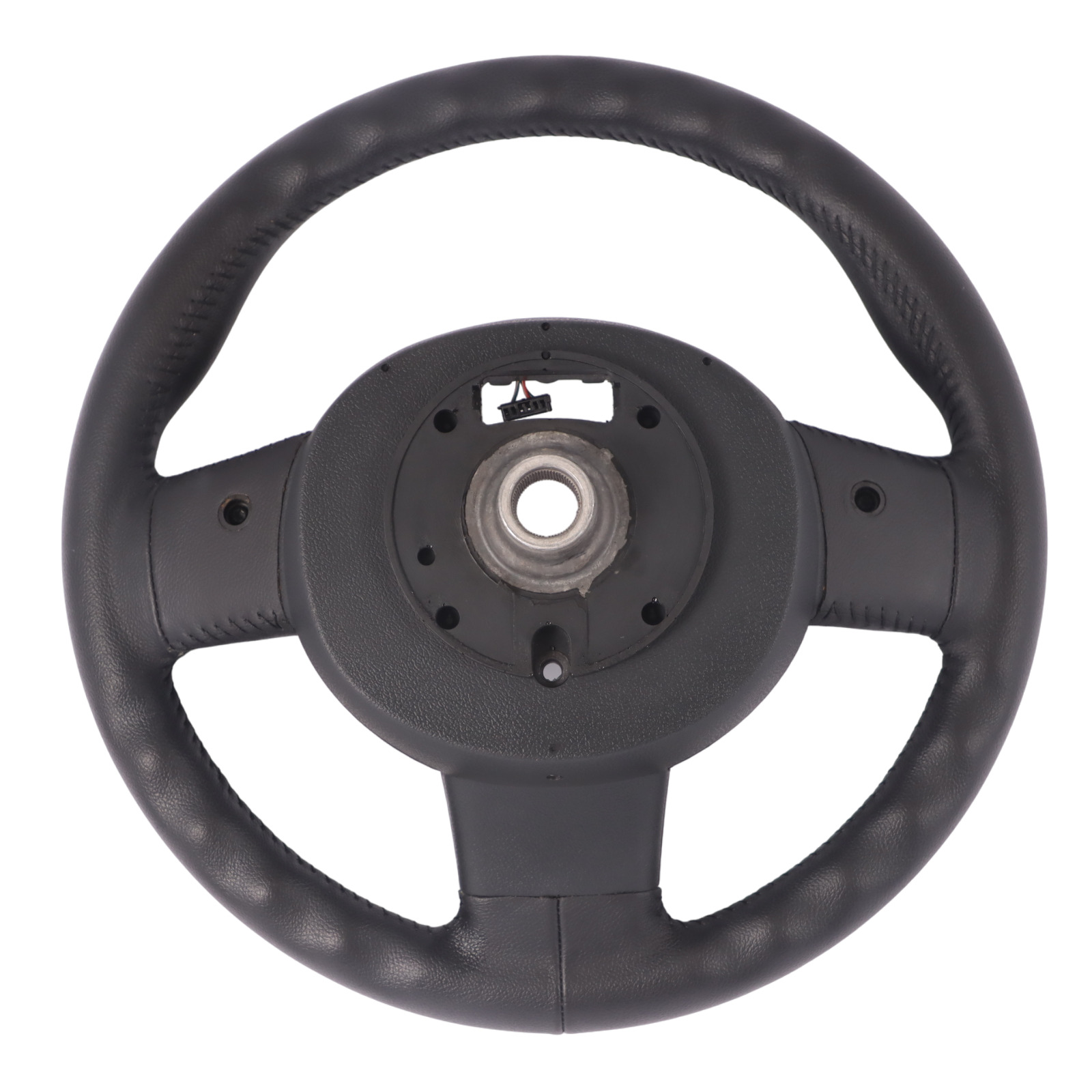 Mini Cooper R55 R56 LCI R60 Black Leather Sports Multifunction Steering Wheel