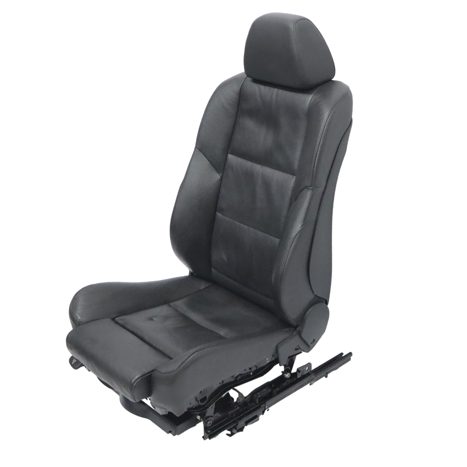 Front Seat BMW E60 E61 Sport Interior Heated Right O/S Leather Dakota Black