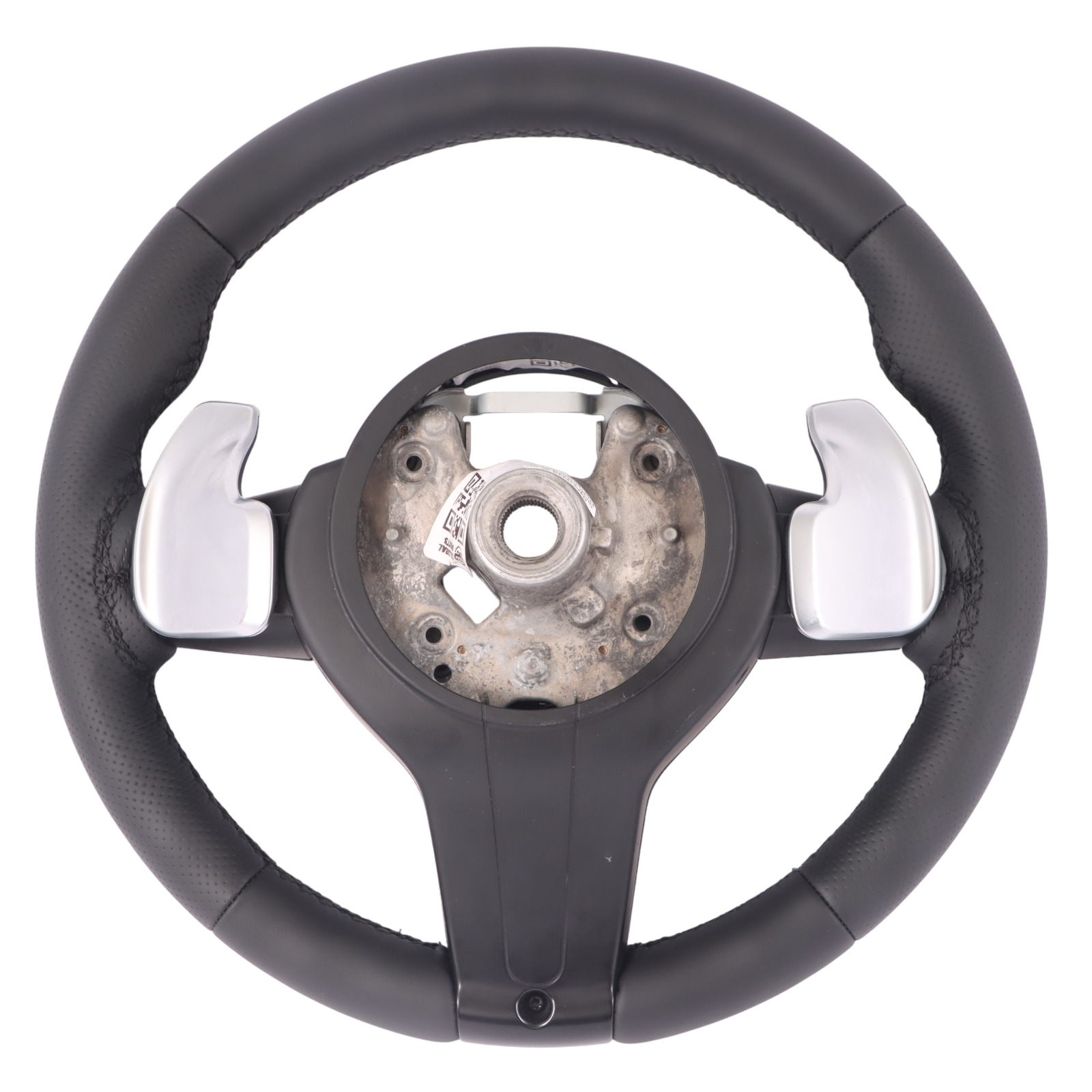 BMW F20 F21 F30 F31 F32 M Sport NEW Black Leather Steering Wheel Paddle Shift