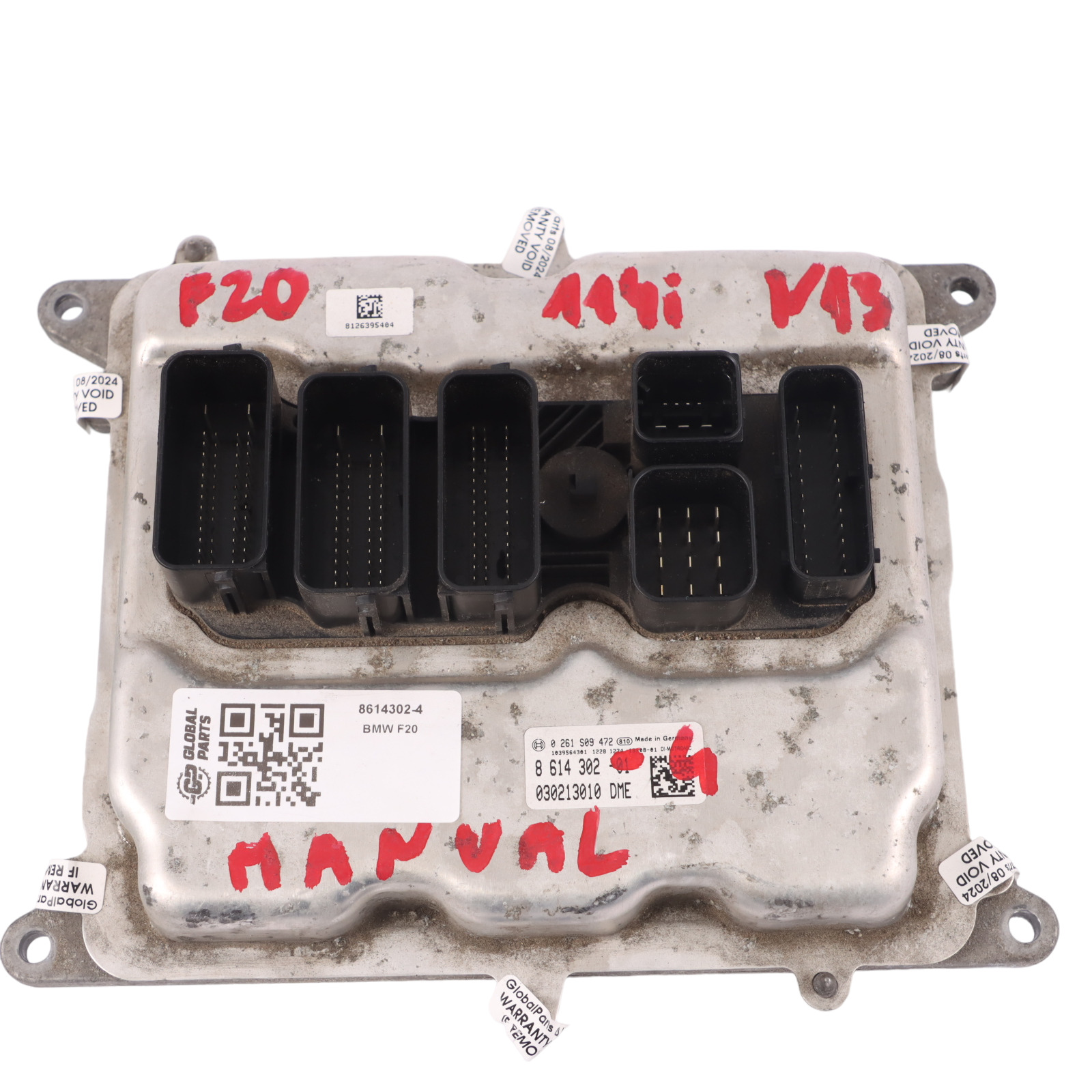 BMW F20 F21 114i N13 Engine ECU DME Kit FEM + Key 8614302 Manual Gearbox