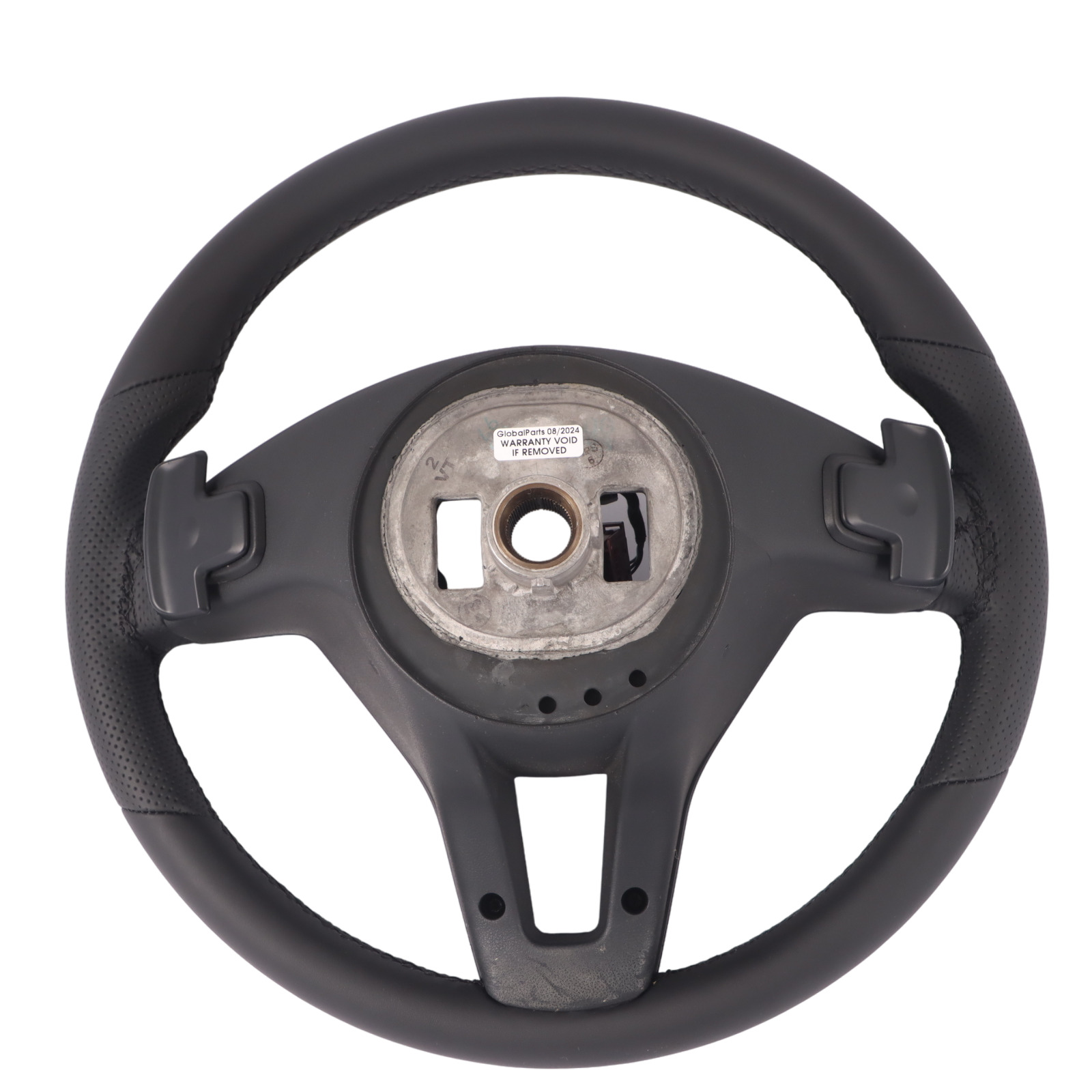 Mercedes W176 W204 W246 W117 NEW Black Leather Sport Steering Wheel Paddle Shift