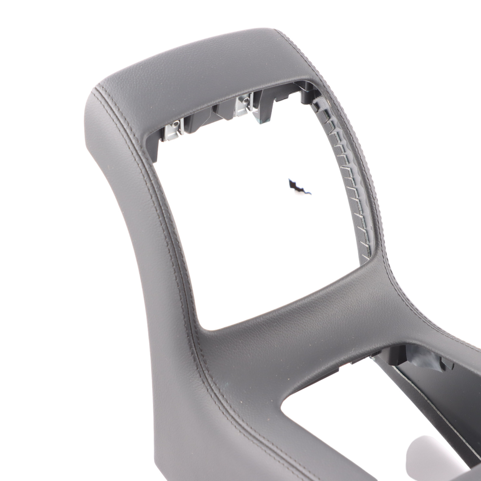 Mercedes CLS W219 Console centrale rangement arrière en cuir noir A2196800450