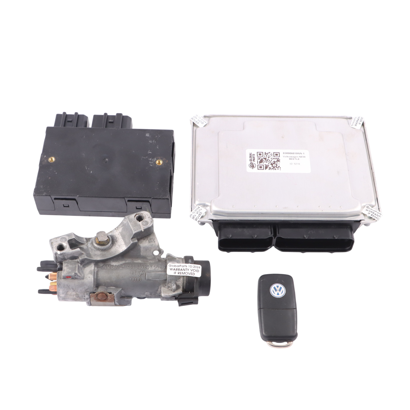 Volkswagen VW New Beetle 1.9 TDI BSW Kit ECU de l'unité moteur 038906019NN Clé