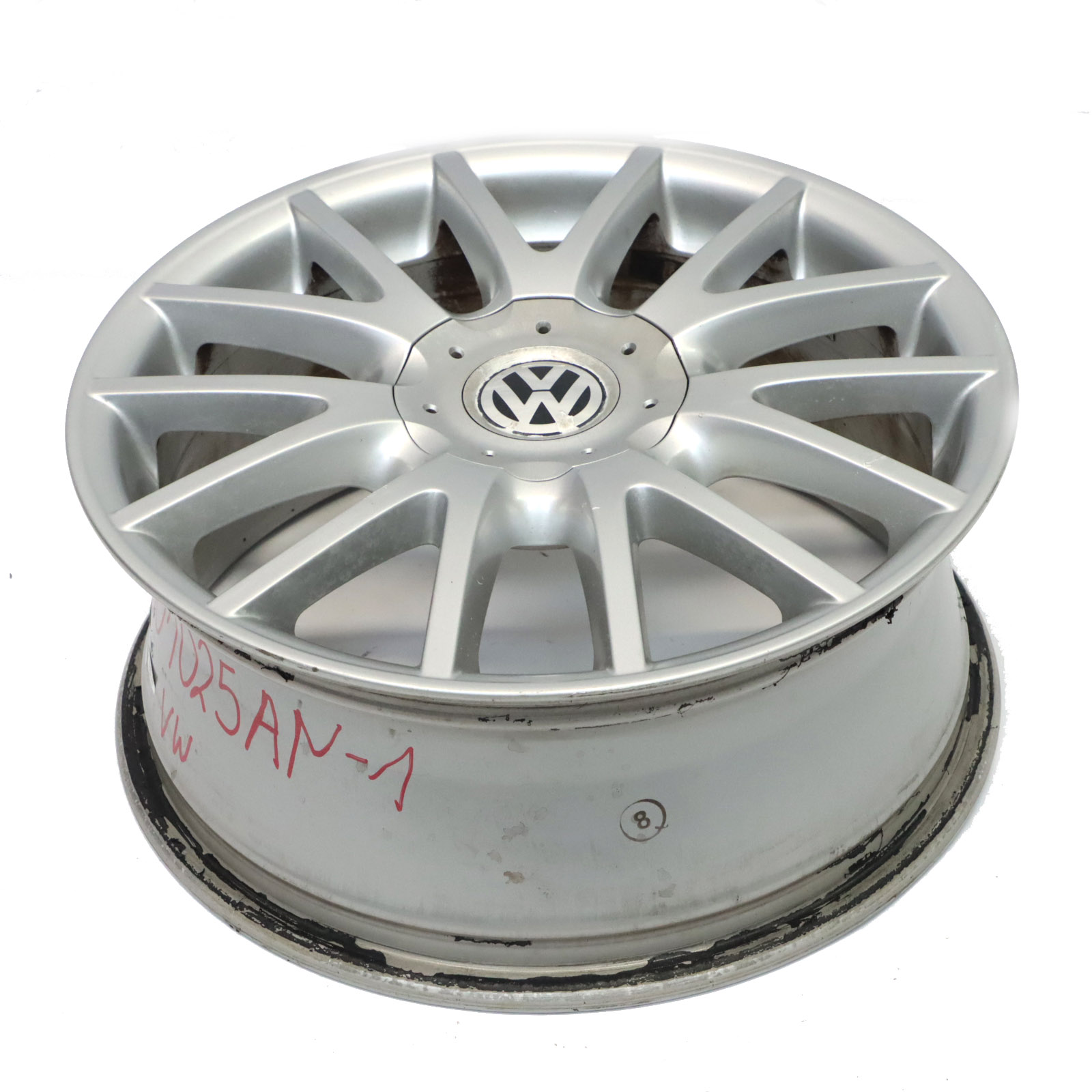 VW Volkswagen Golf Mk5 Mk6 Argent Jante Alliage 17" ET:54 7J 1K0601025AN