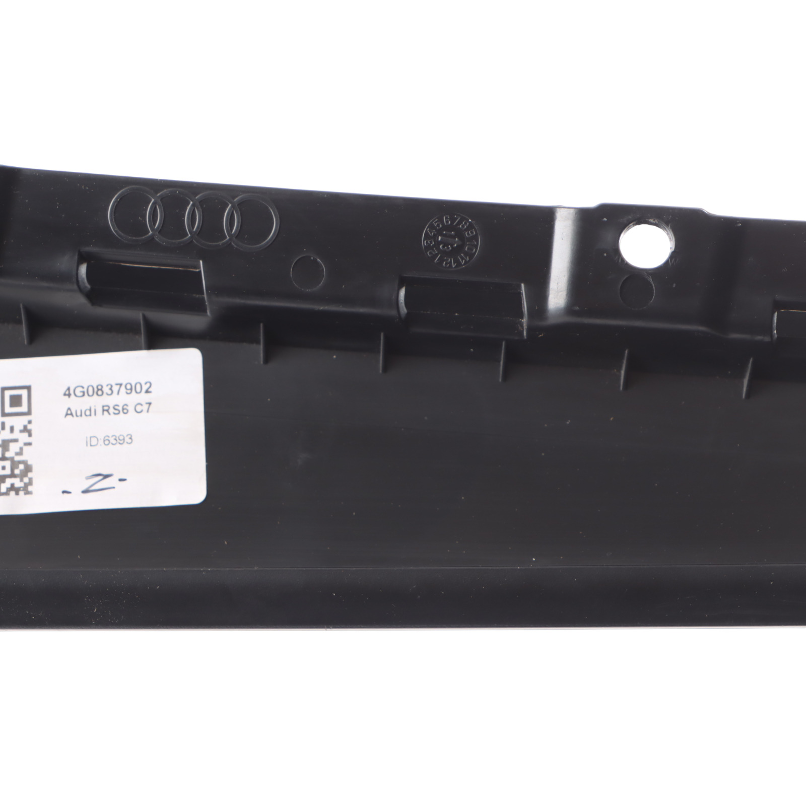 Audi A6 C7 Panneau extérieur droit garniture du montant B porte avant 4G0837902