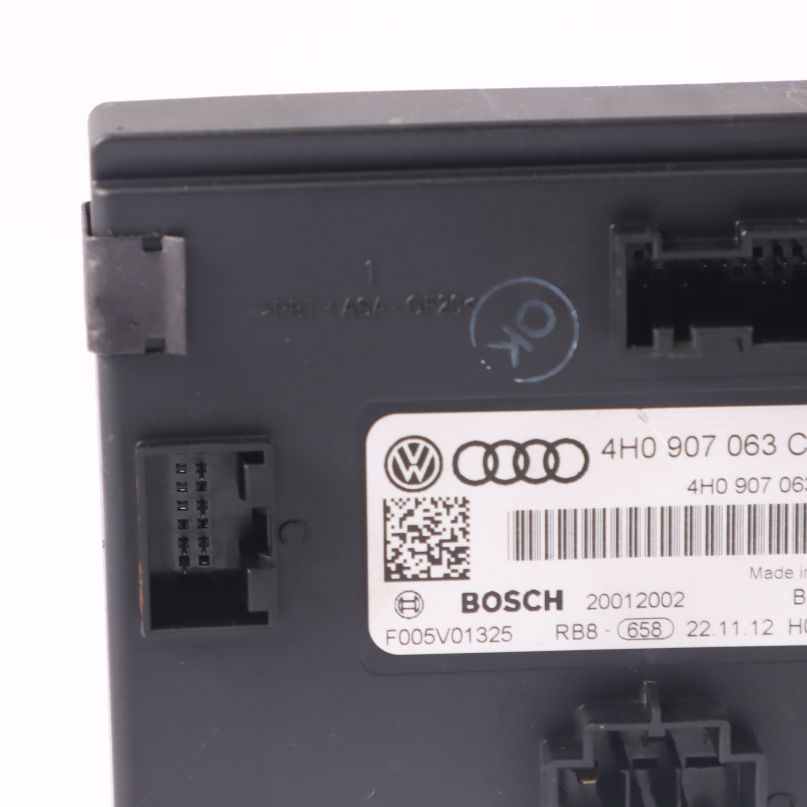 Audi A6 C7 Board Supply Comfort BCM Body Control Module Unit ECU 4H0907063CF