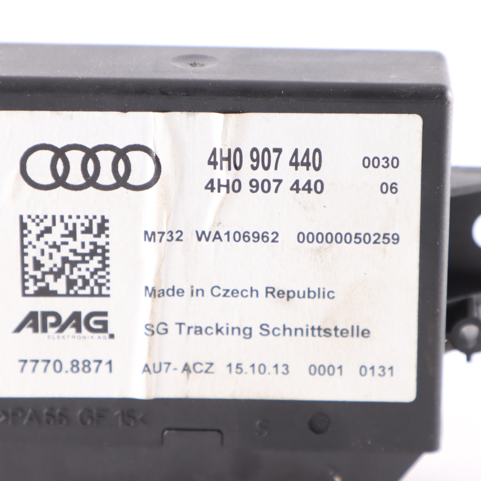 Audi RS6 C7 GPS Unité de contrôle de localisation Localisateur module 4H0907440