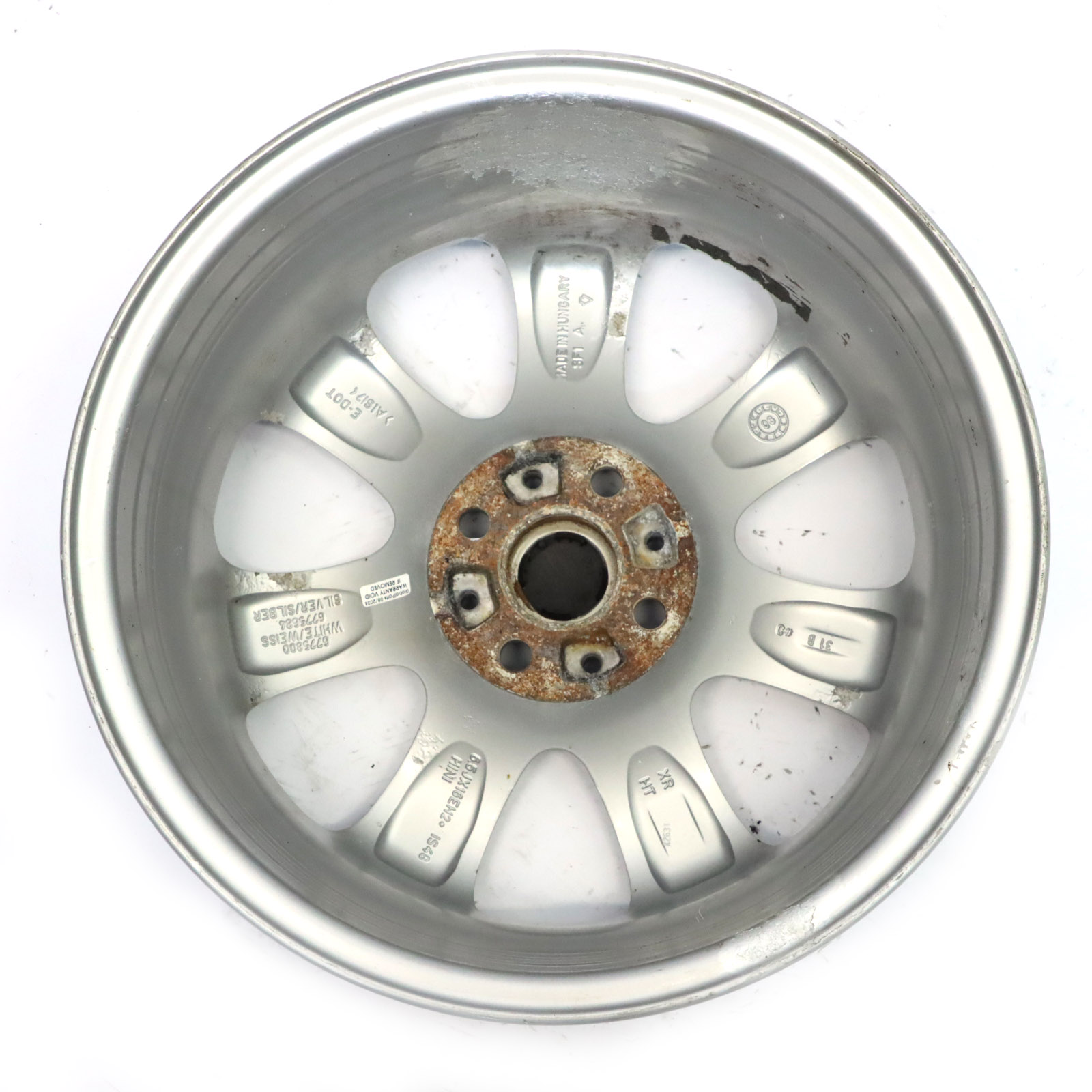 Mini Cooper R50 R53 R55 R56 Jantes Alu Alliage 16 " 6,5J Pont Spoke 94 6775684