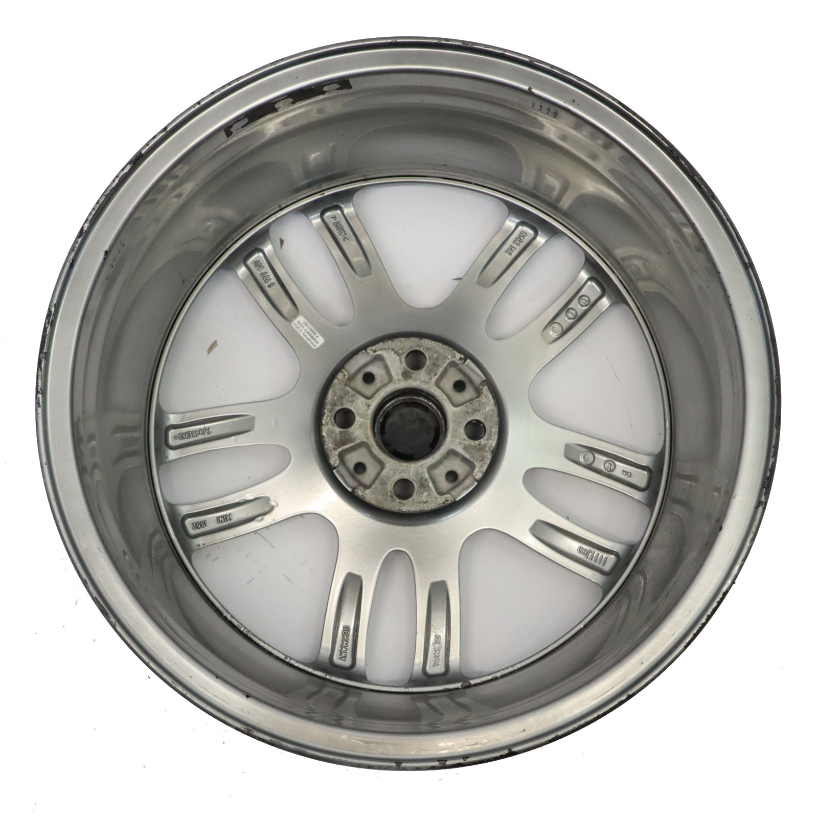 Mini R56 Grey Light Alloy Wheel Rim 18" 7J ET:52 Double Spoke 6777357