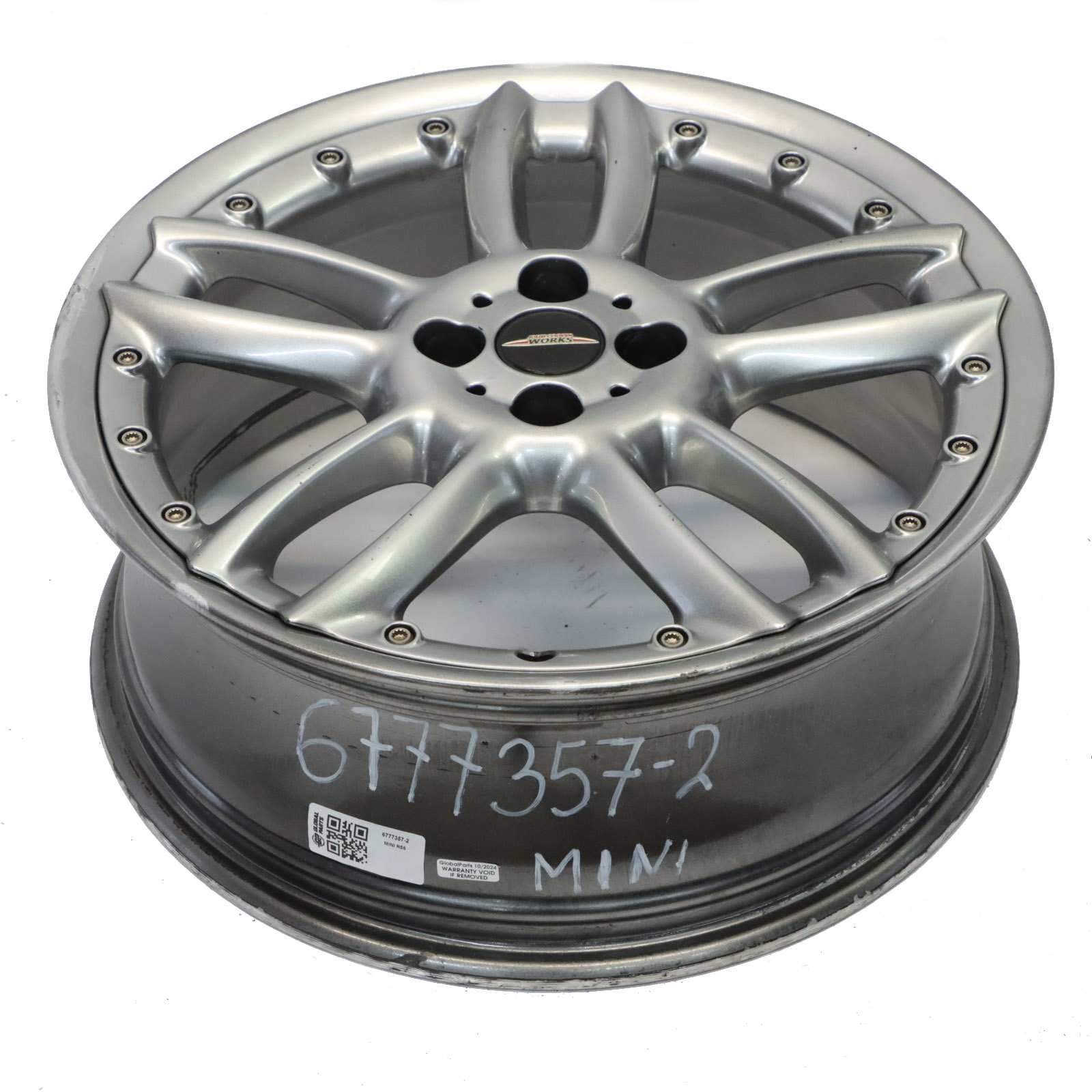 Mini R56 Jante en alliage léger gris 18" 7J ET:52 Double Spoke 6777357