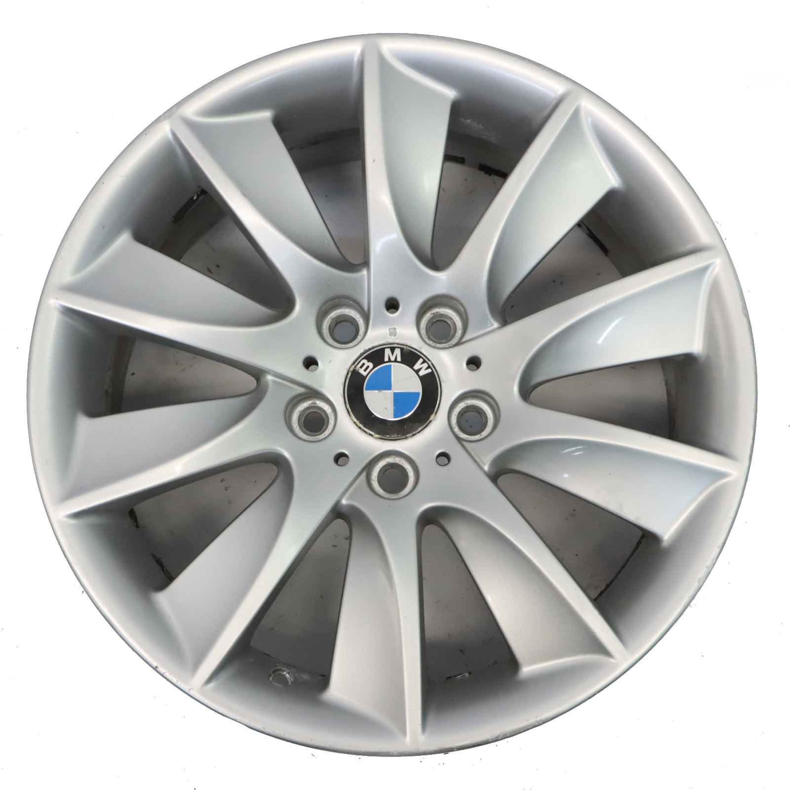 BMW F10 F11 Silver Light Wheel Rim 18" 8J ET:30 Turbine Styling 329 6790174