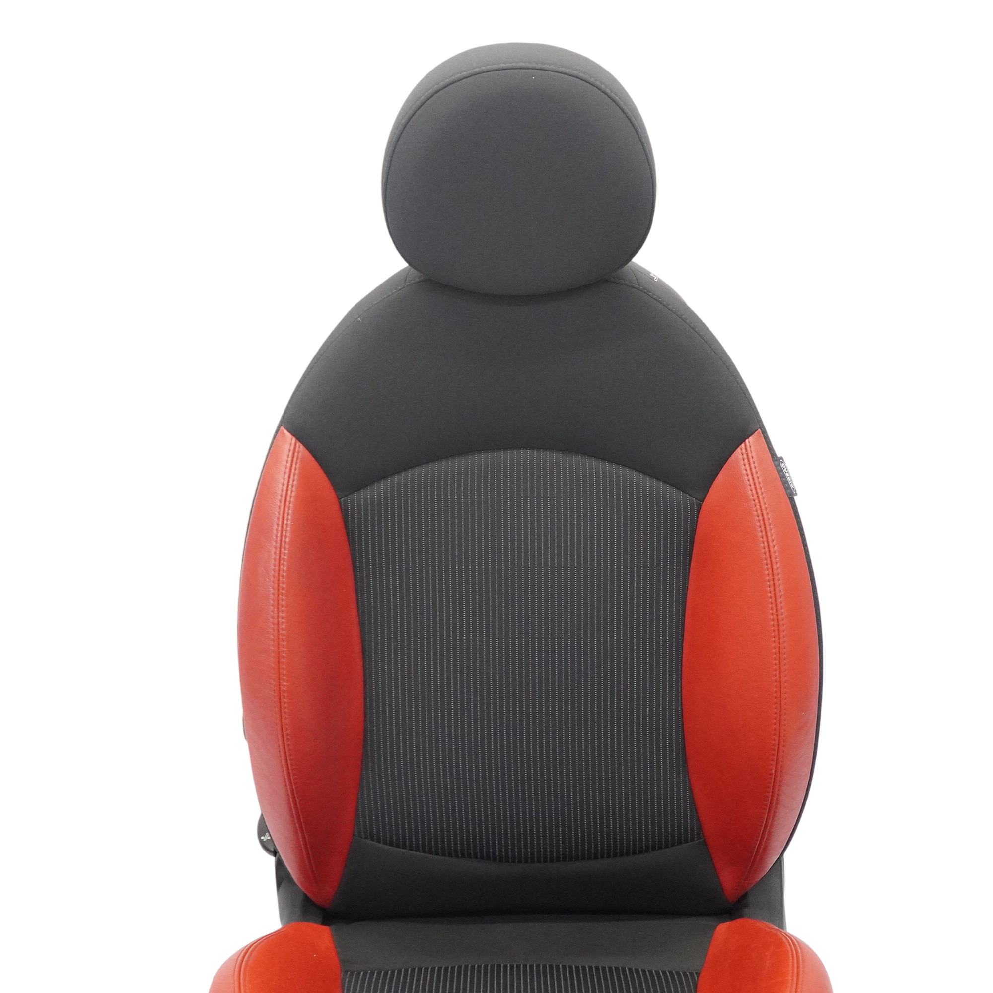 Siège avant Mini R55 R56 LCI Gauche Tissu Sport Cuir Rouge